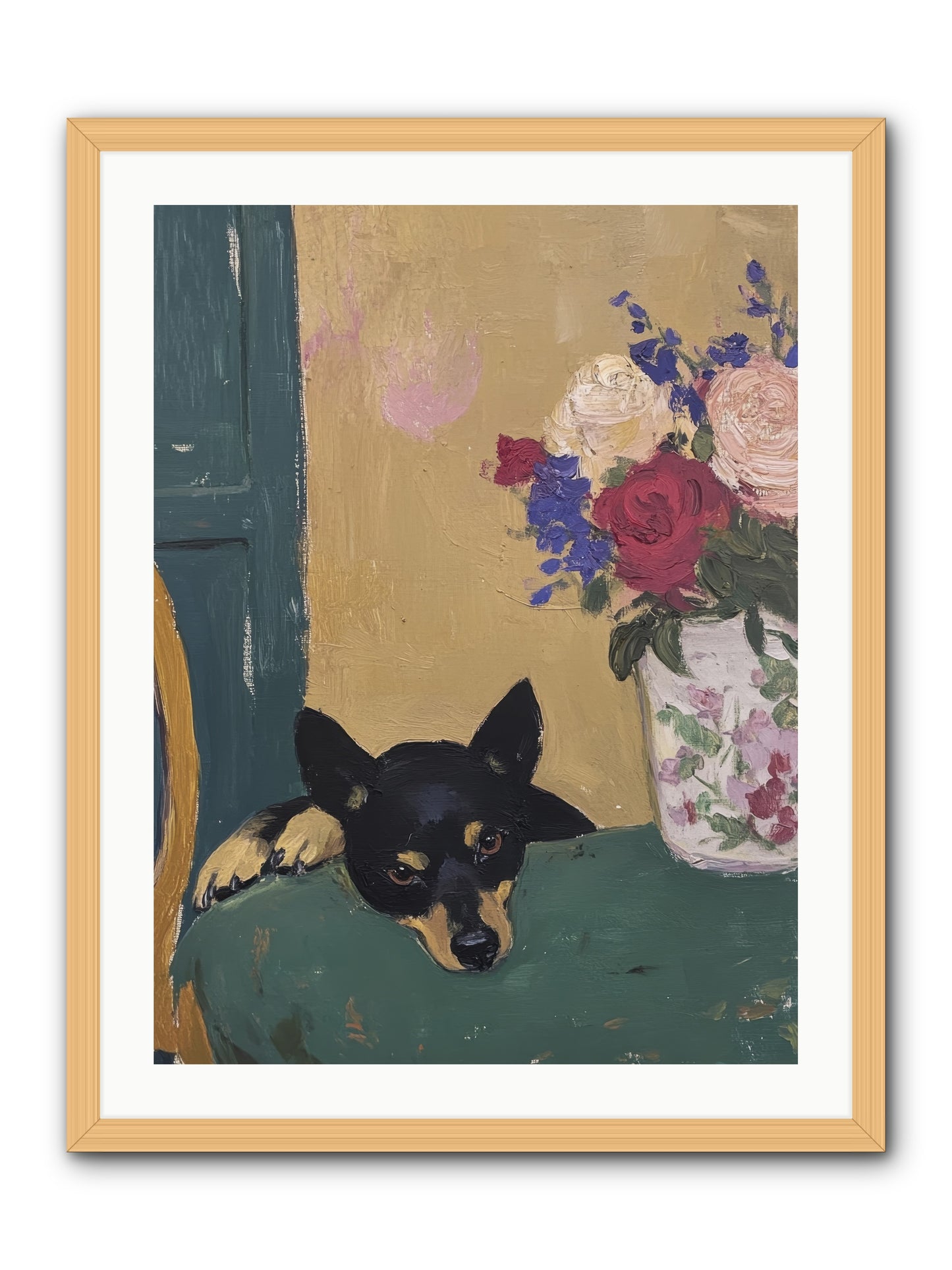 Pilot -- Framed Print - Natural 24x32