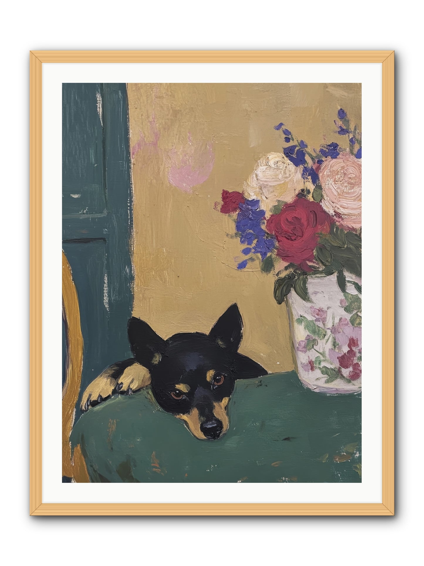 Pilot -- Framed Print - Natural 30x40