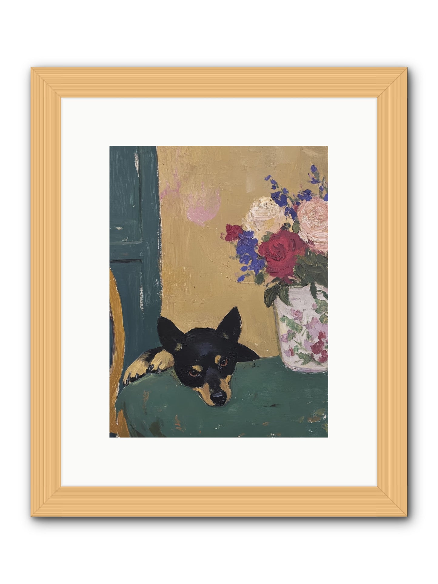 Pilot -- Framed Print - Natural 9x12
