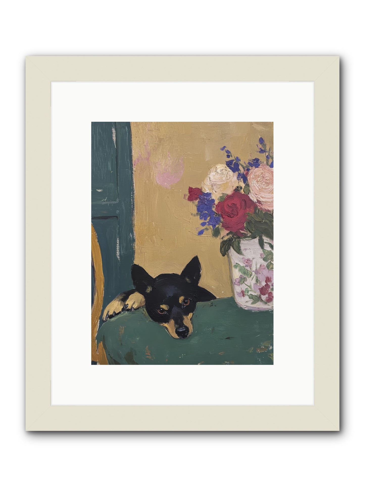 Pilot -- Framed Print - White 9x12