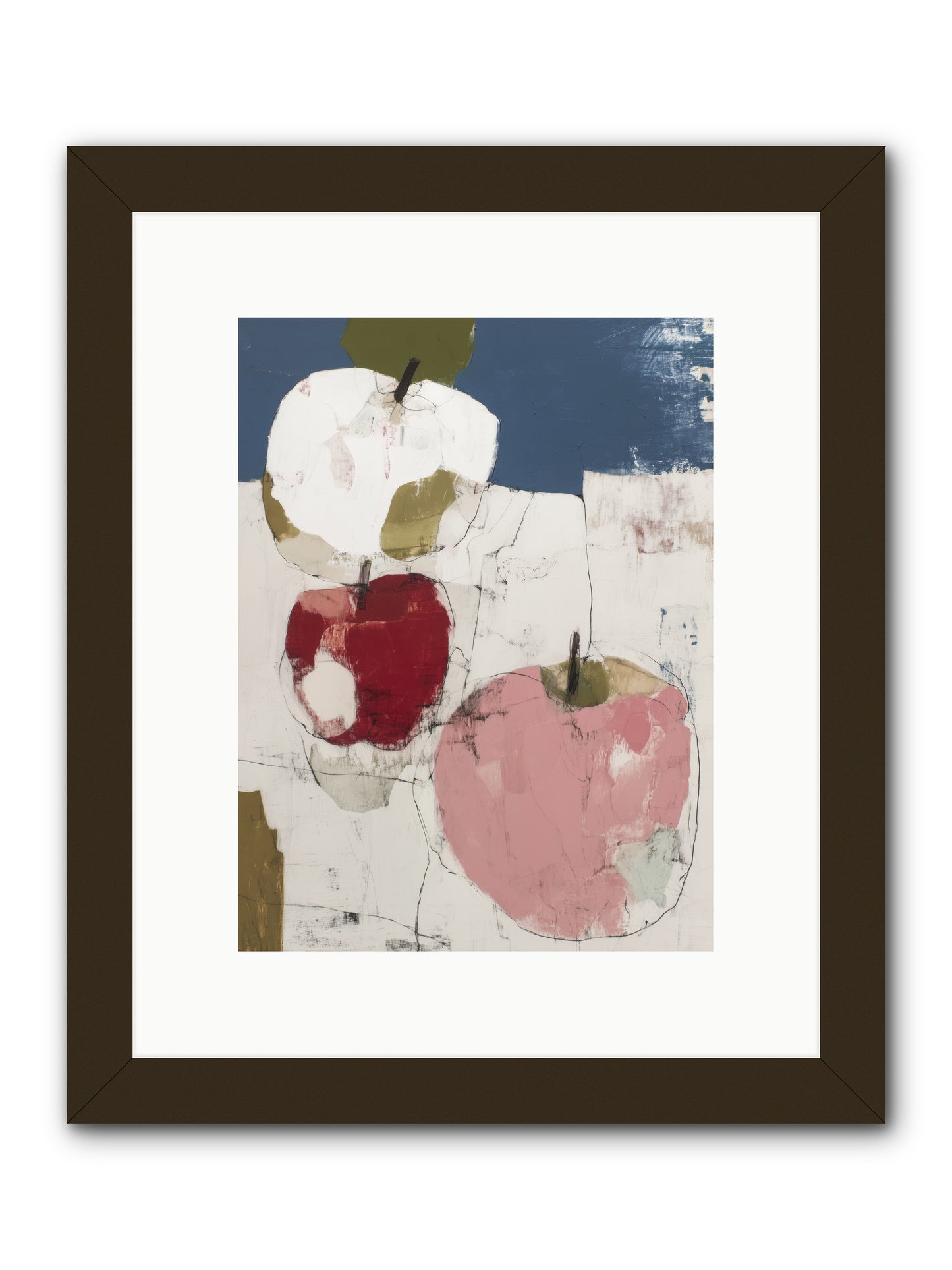 Pink Lady No.1 -- Framed Print - Black 9x12