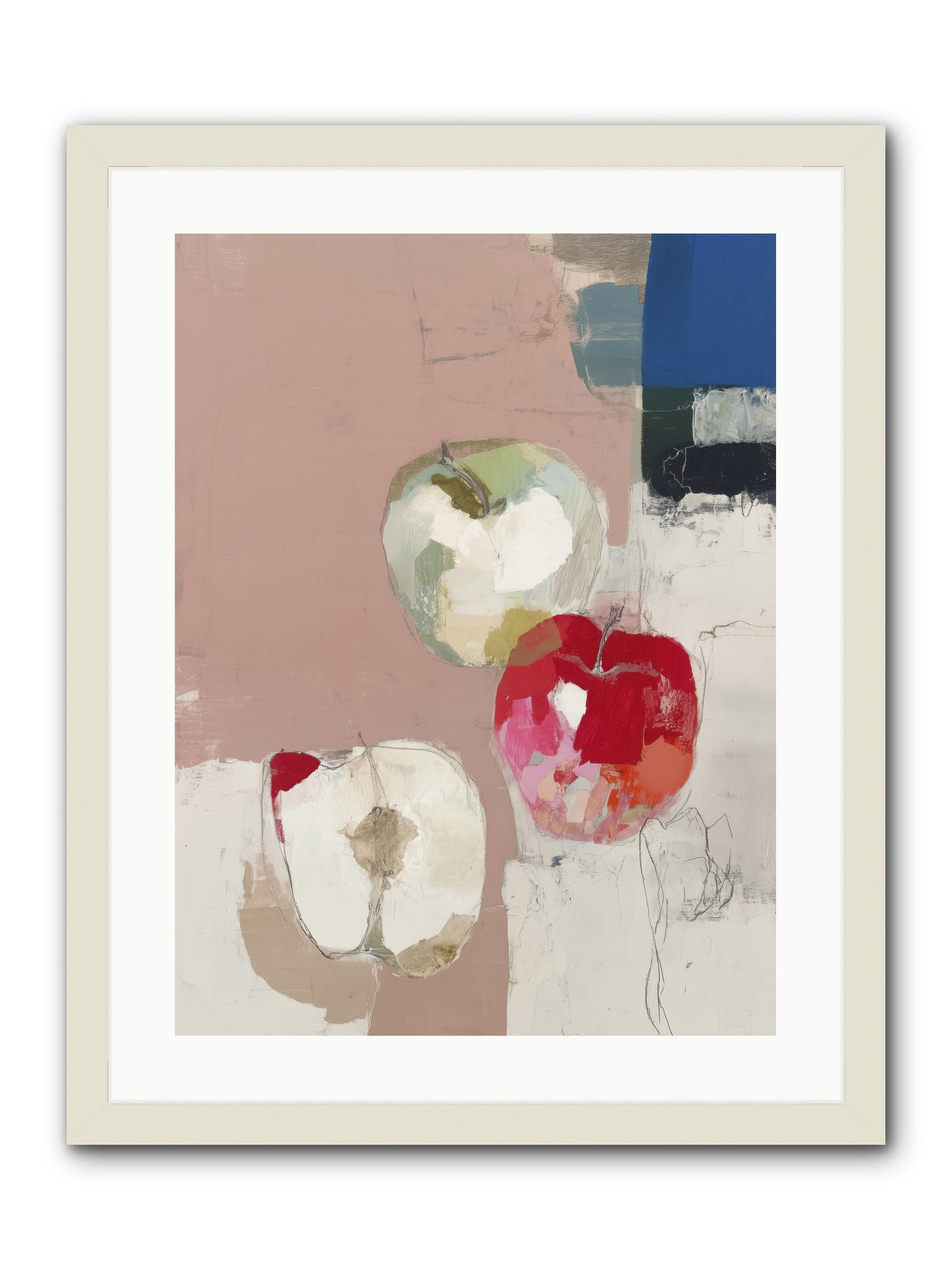 Pink Lady no.2 -- Framed Print - White 18x24