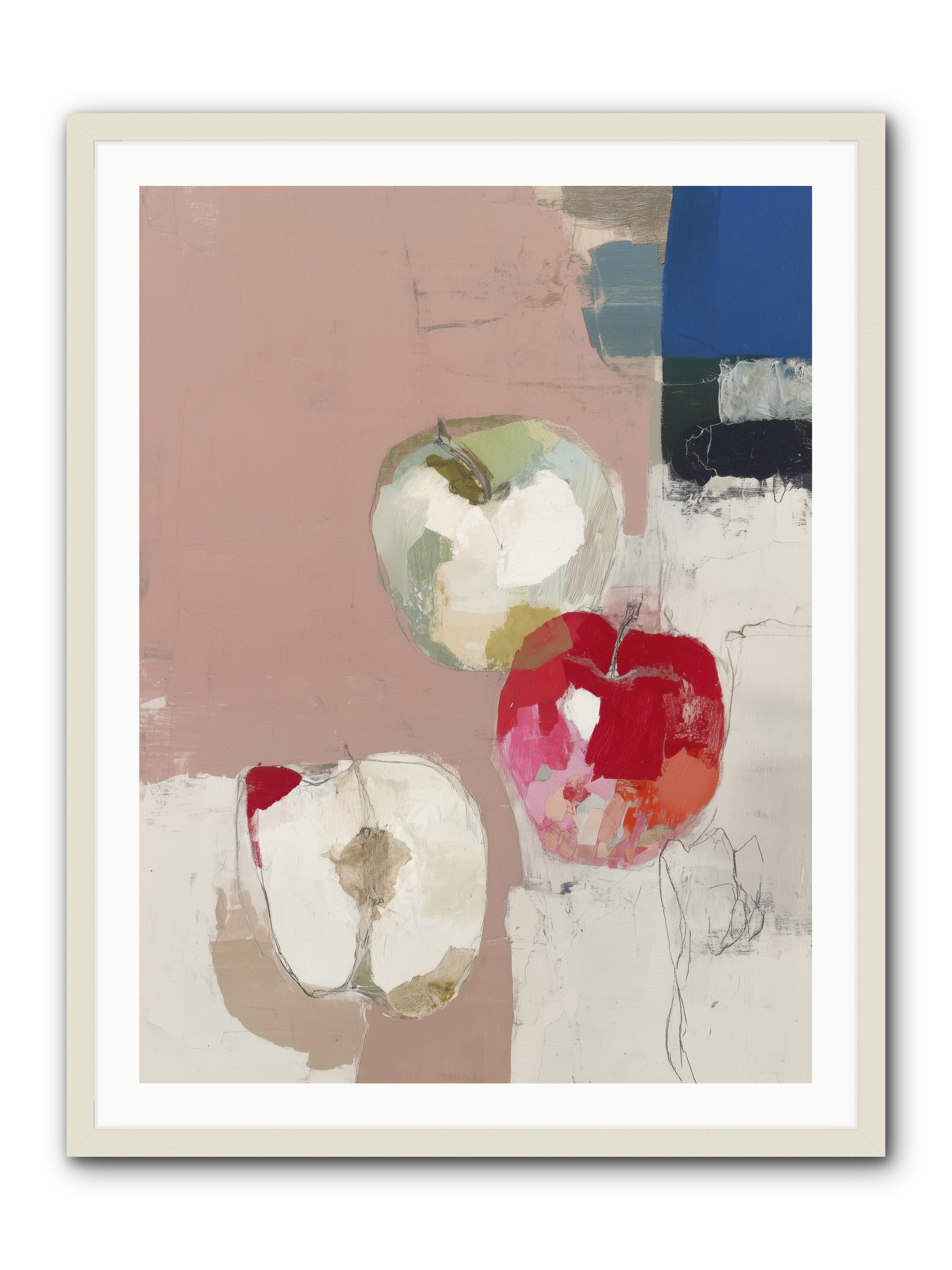 Pink Lady no.2 -- Framed Print - White 30x40