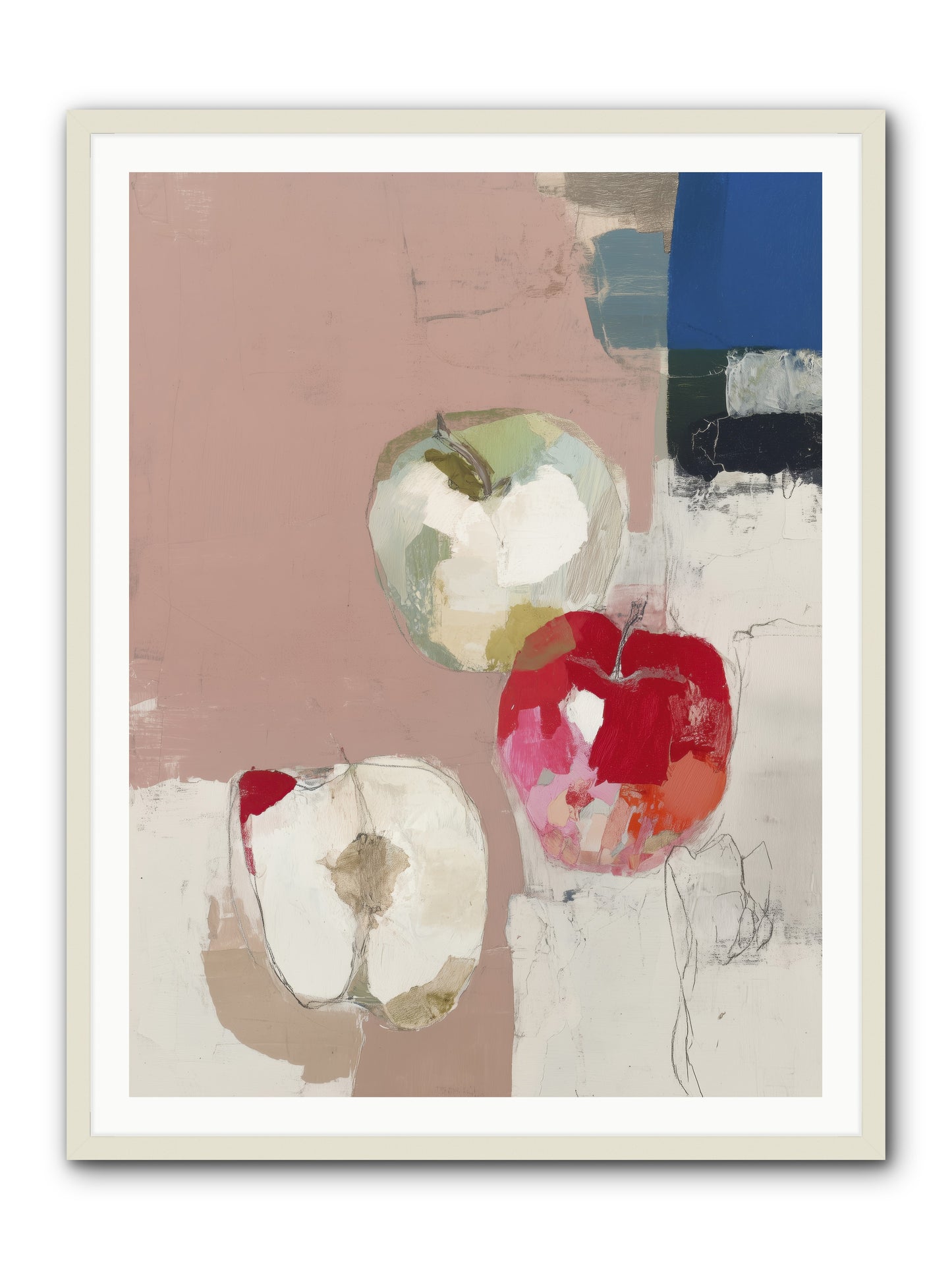 Pink Lady no.2 -- Framed Print - White 36x48