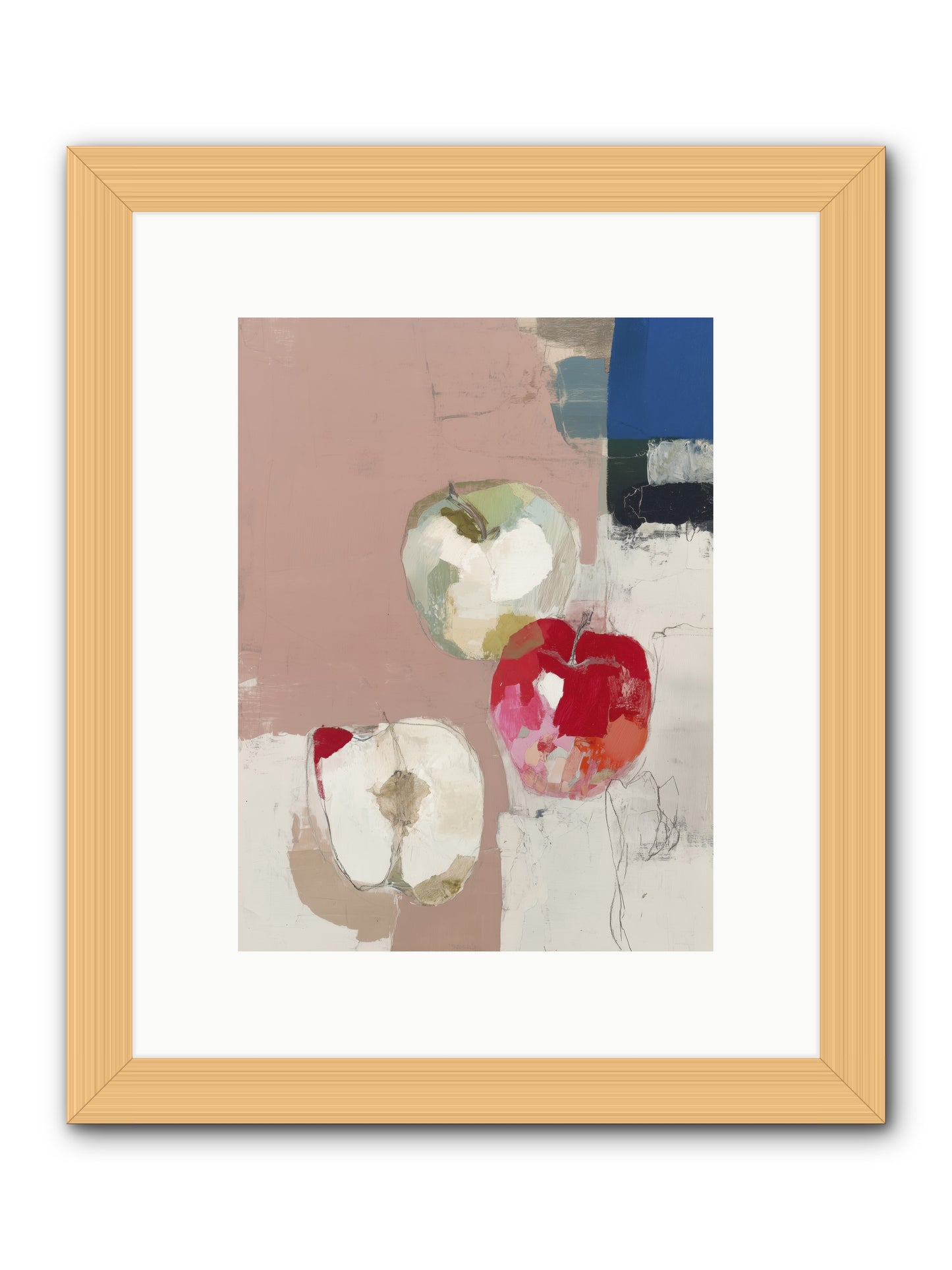 Pink Lady no.2 -- Framed Print - Natural 9x12