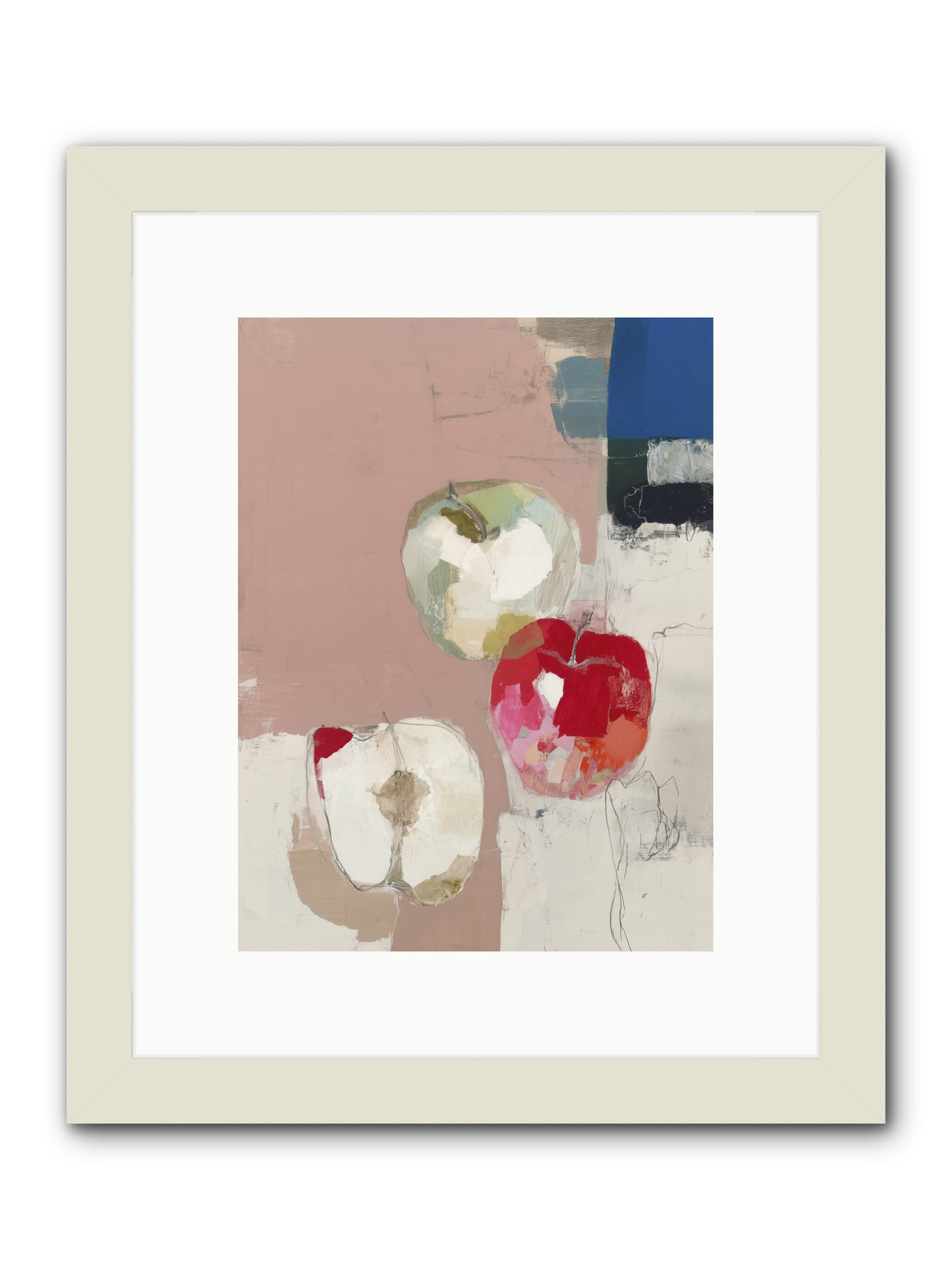 Pink Lady no.2 -- Framed Print - White 9x12