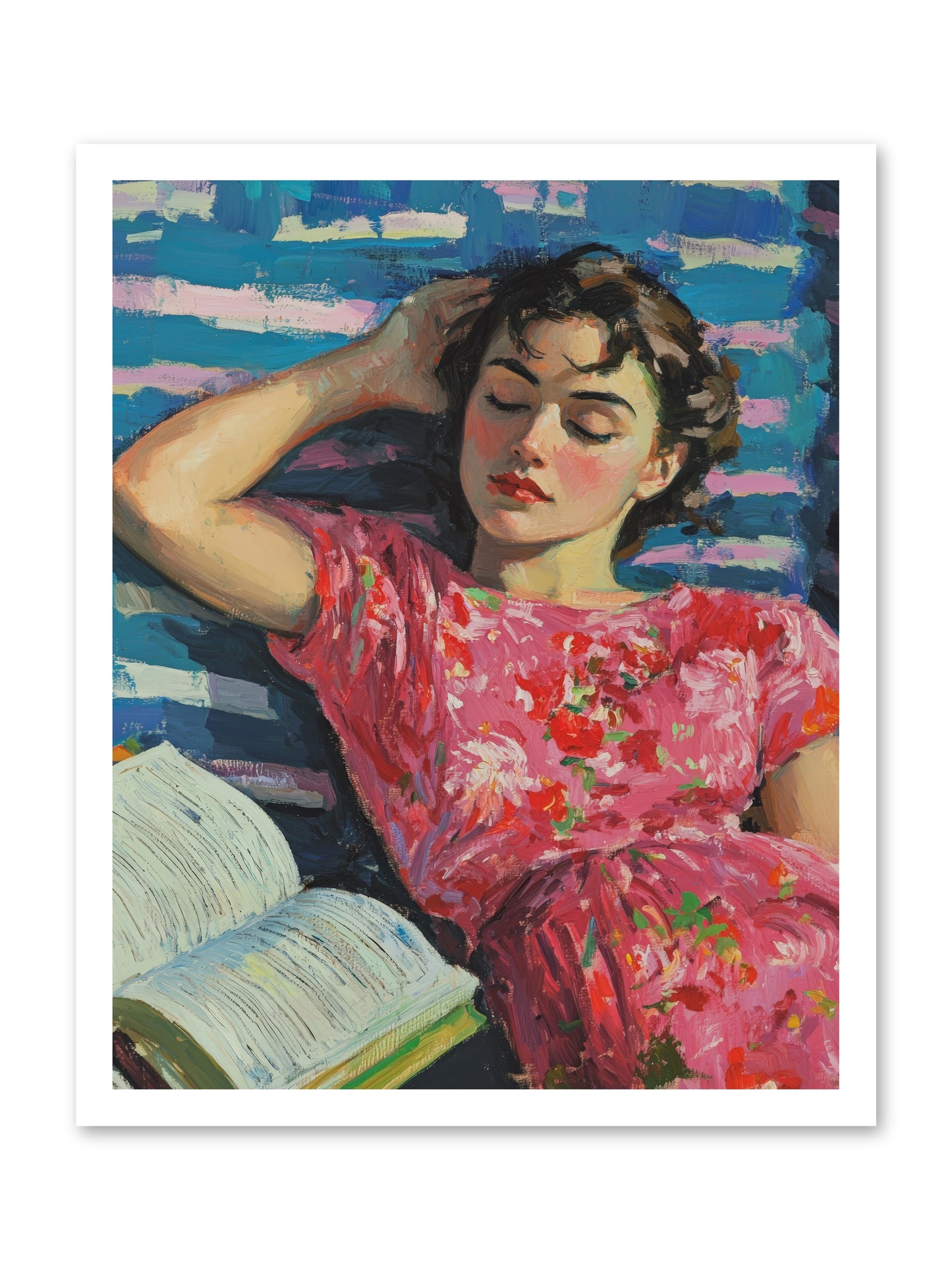 Pink Pages -- Paper Print 20x25