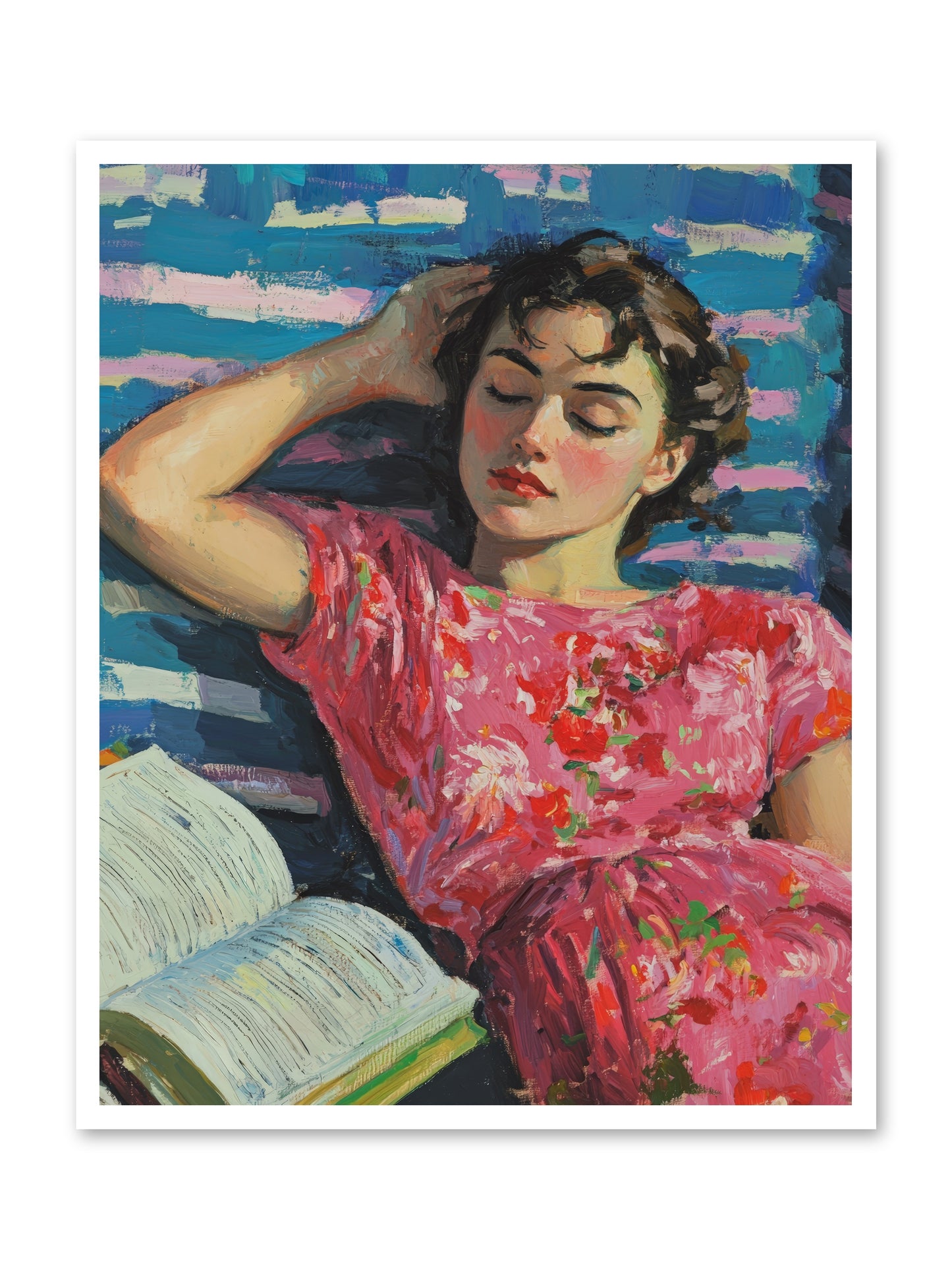 Pink Pages -- Paper Print 32x40