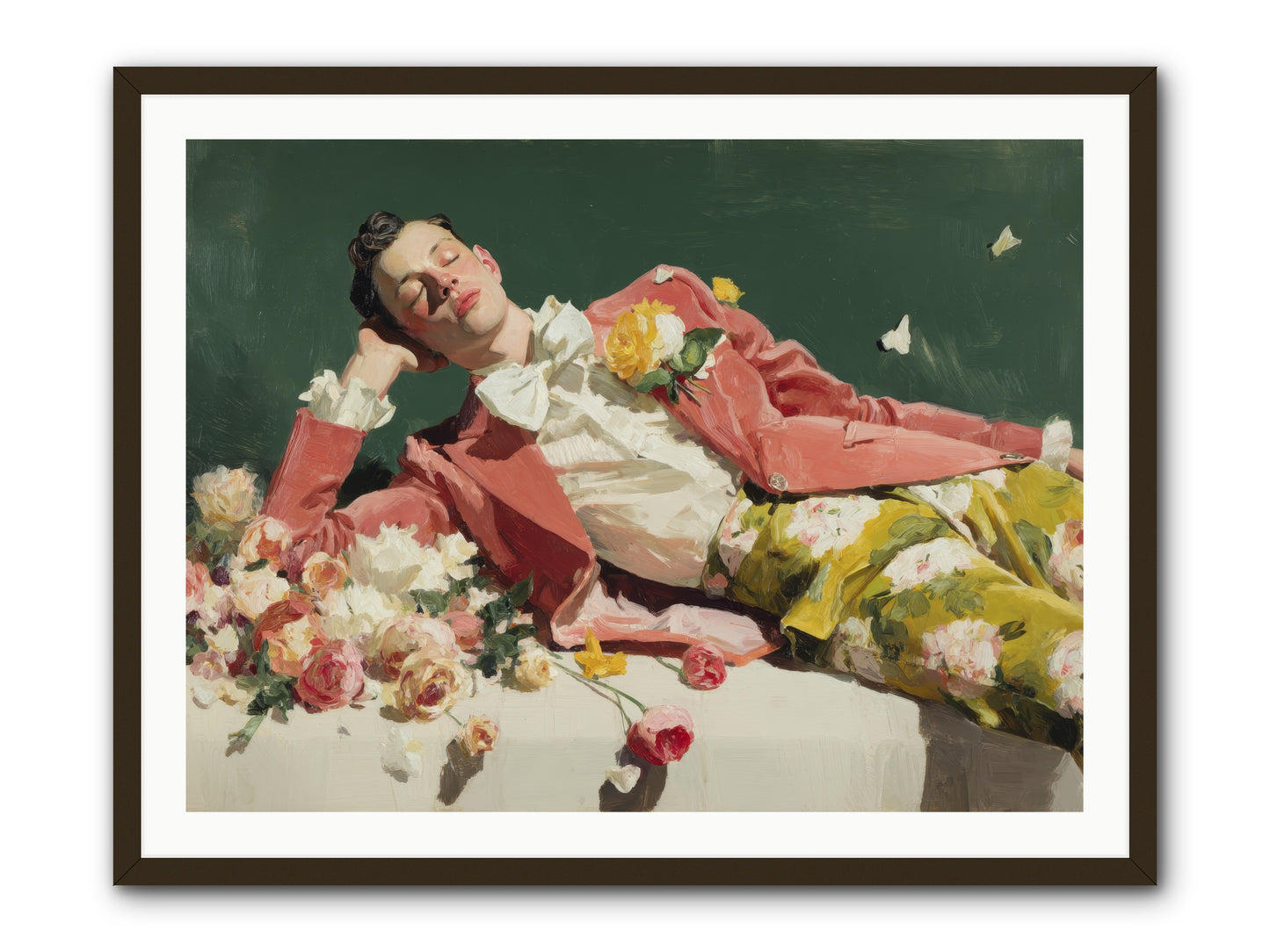 Pink Was the Color of Celebration -- Framed Print - Black 40x30