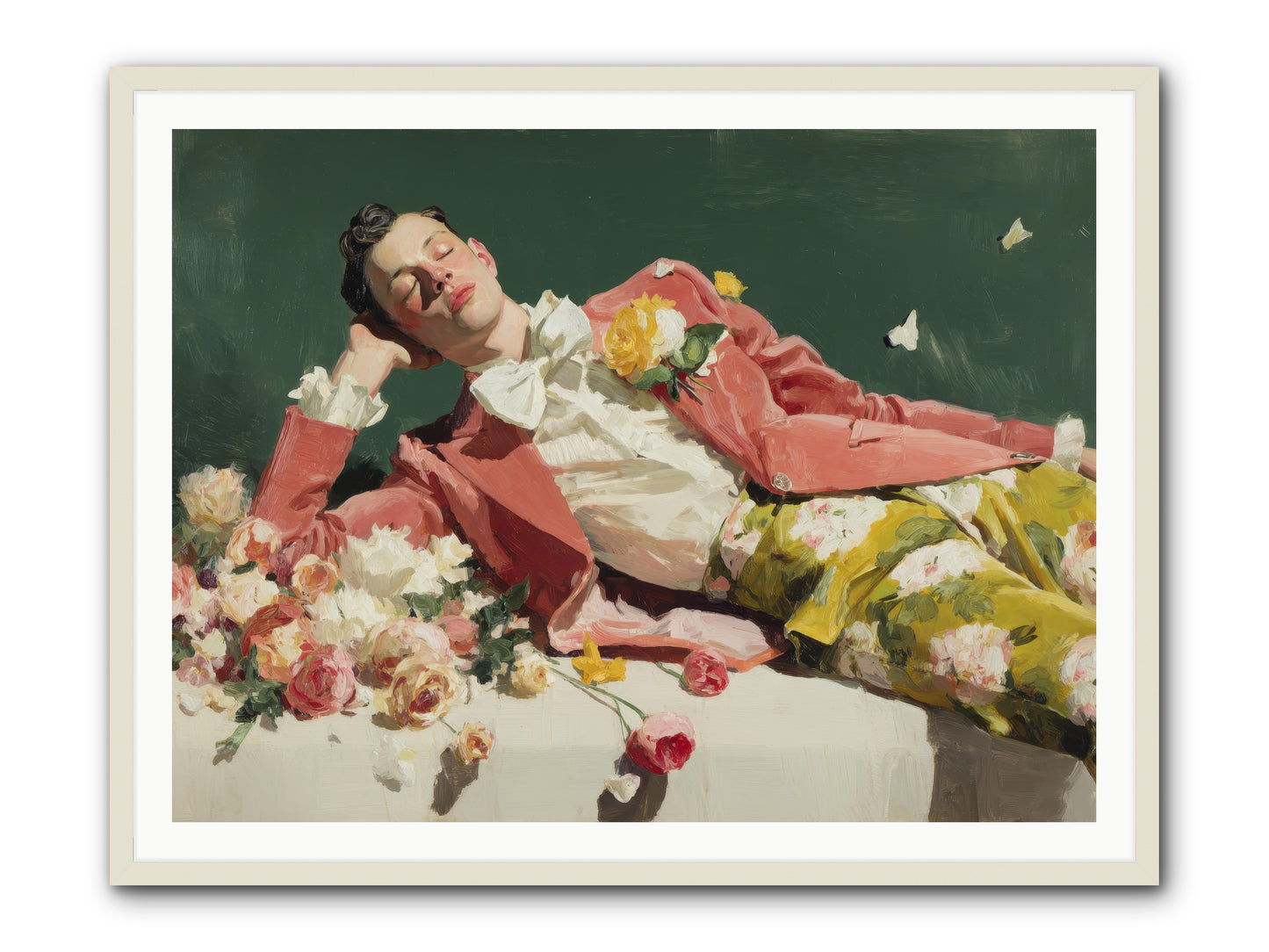 Pink Was the Color of Celebration -- Framed Print - White 48x36