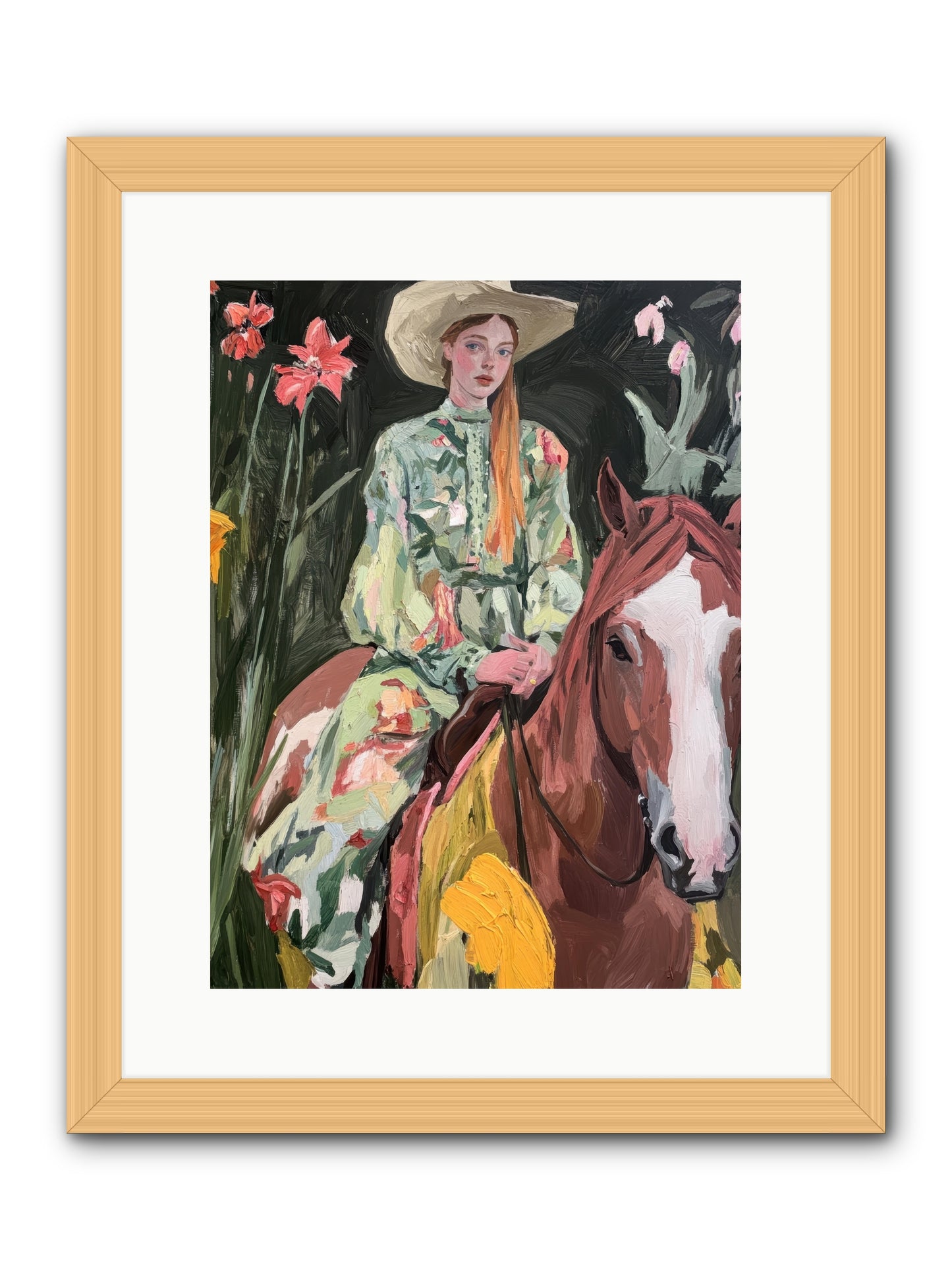 Pioneer Promise -- Framed Print - Natural 12x16