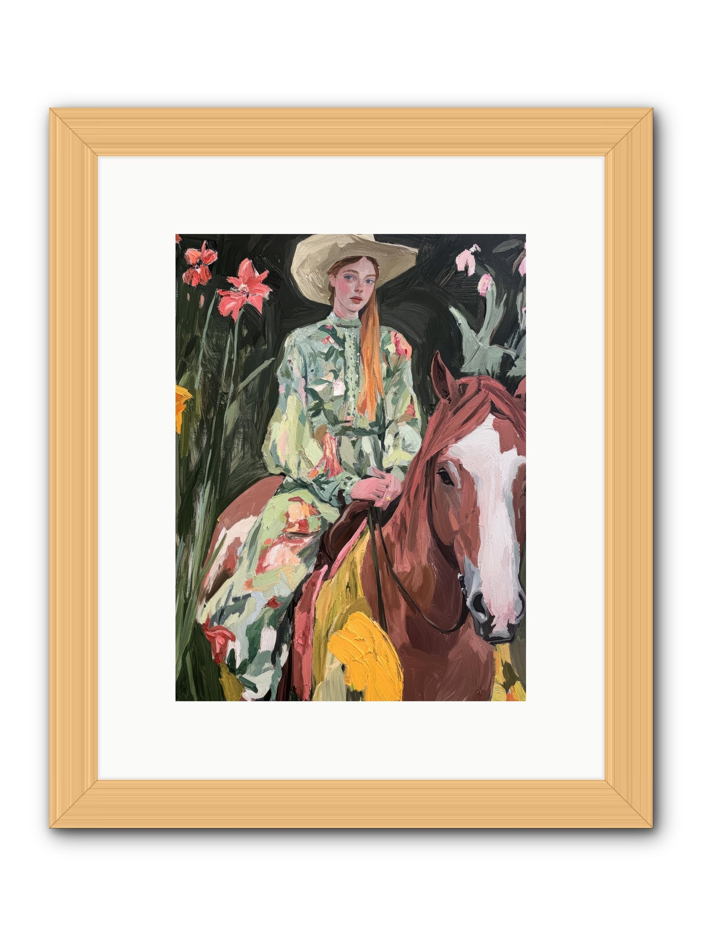 Pioneer Promise -- Framed Print - Natural 9x12