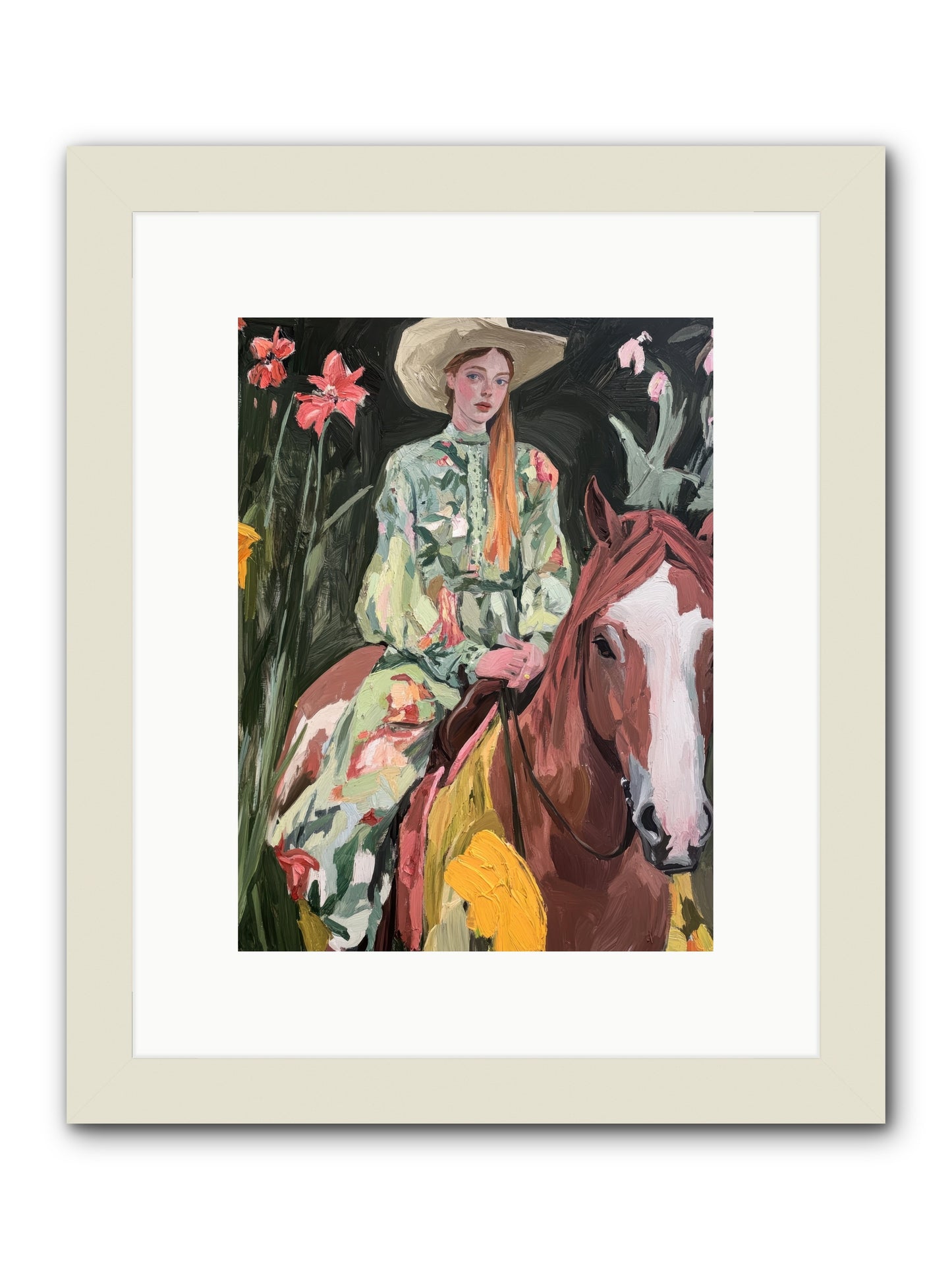 Pioneer Promise -- Framed Print - White 9x12