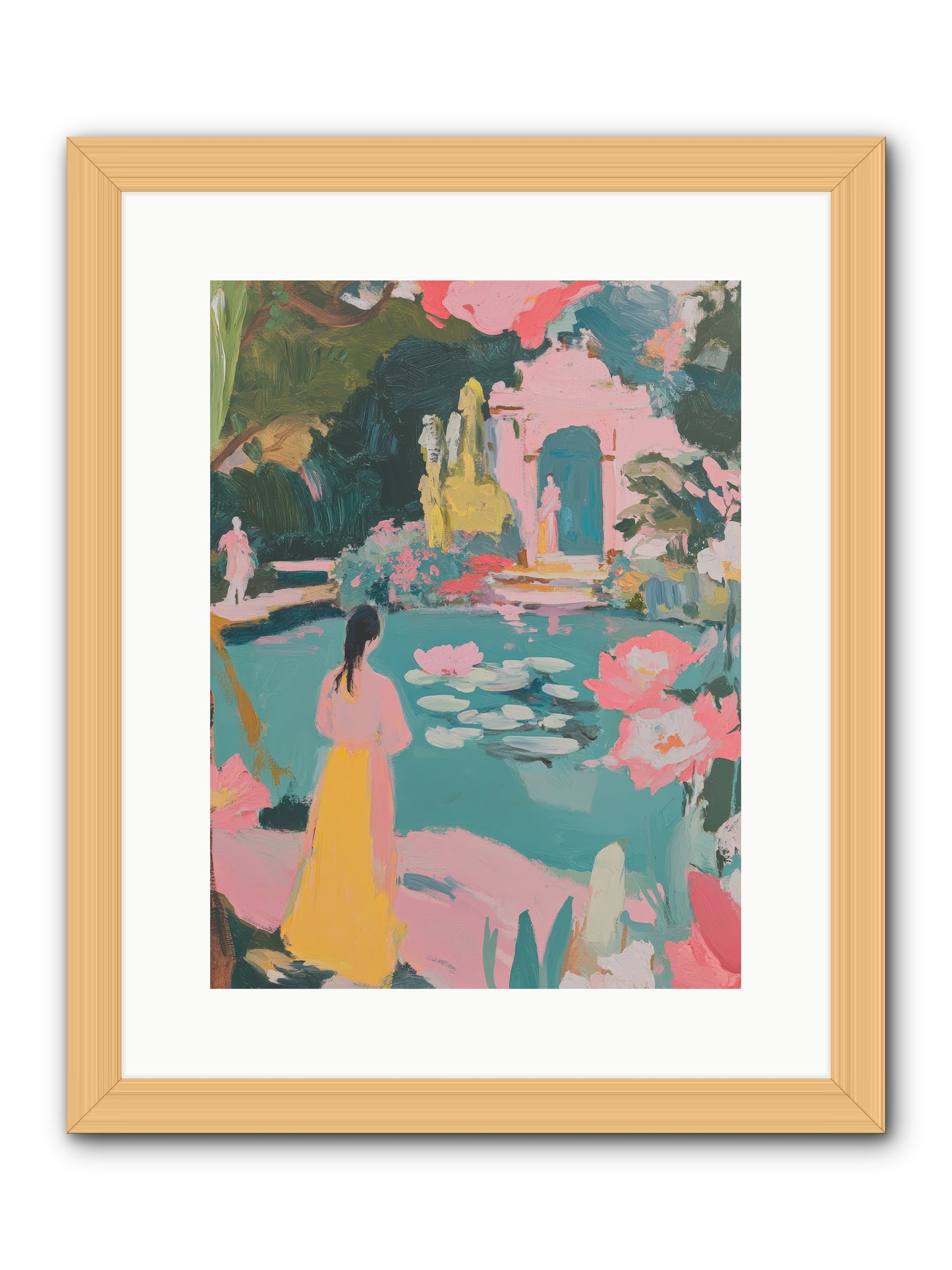 Piquant Sonnet-REZ -- Framed Print - Natural 12x16