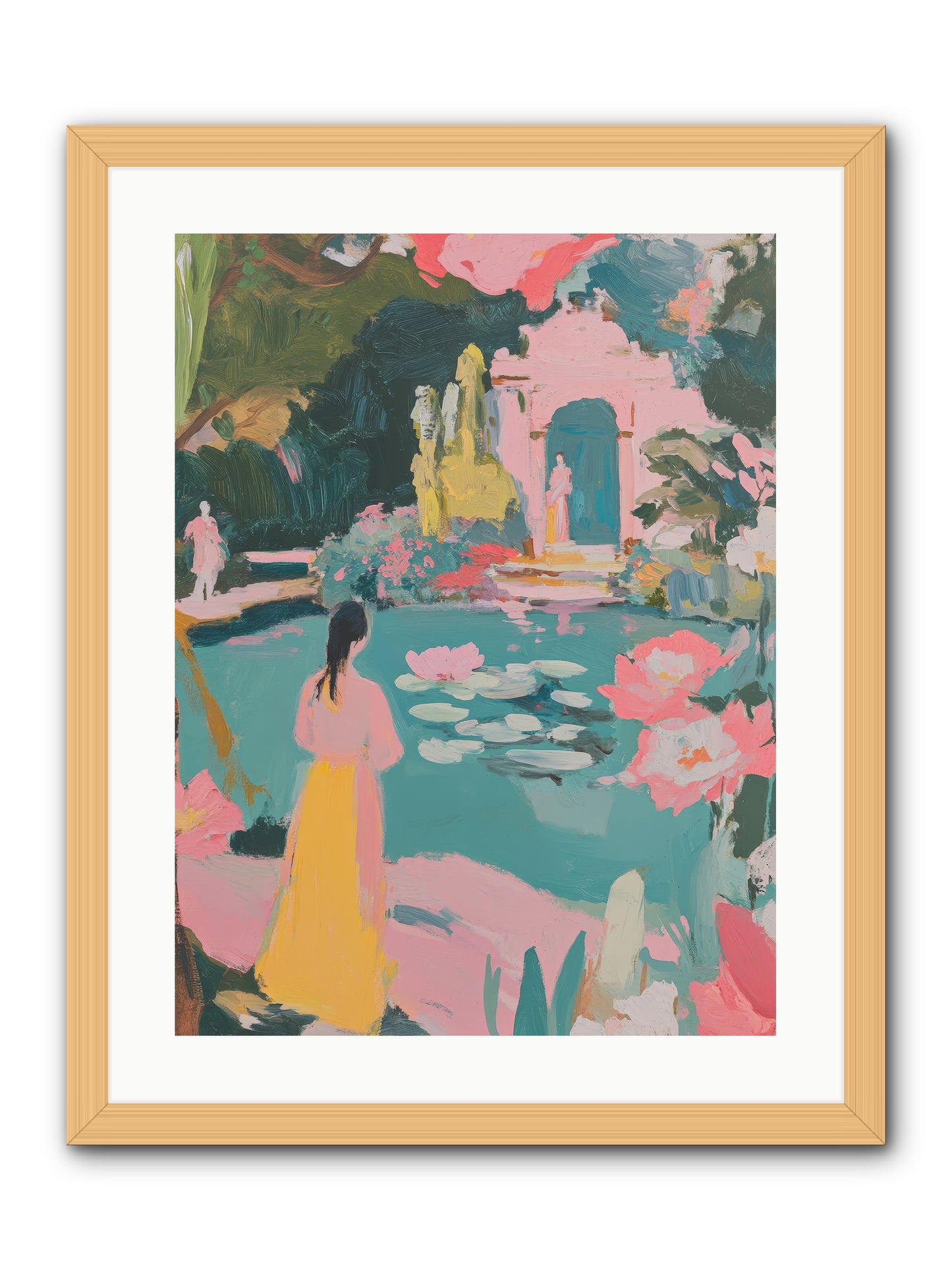 Piquant Sonnet-REZ -- Framed Print - Natural 18x24