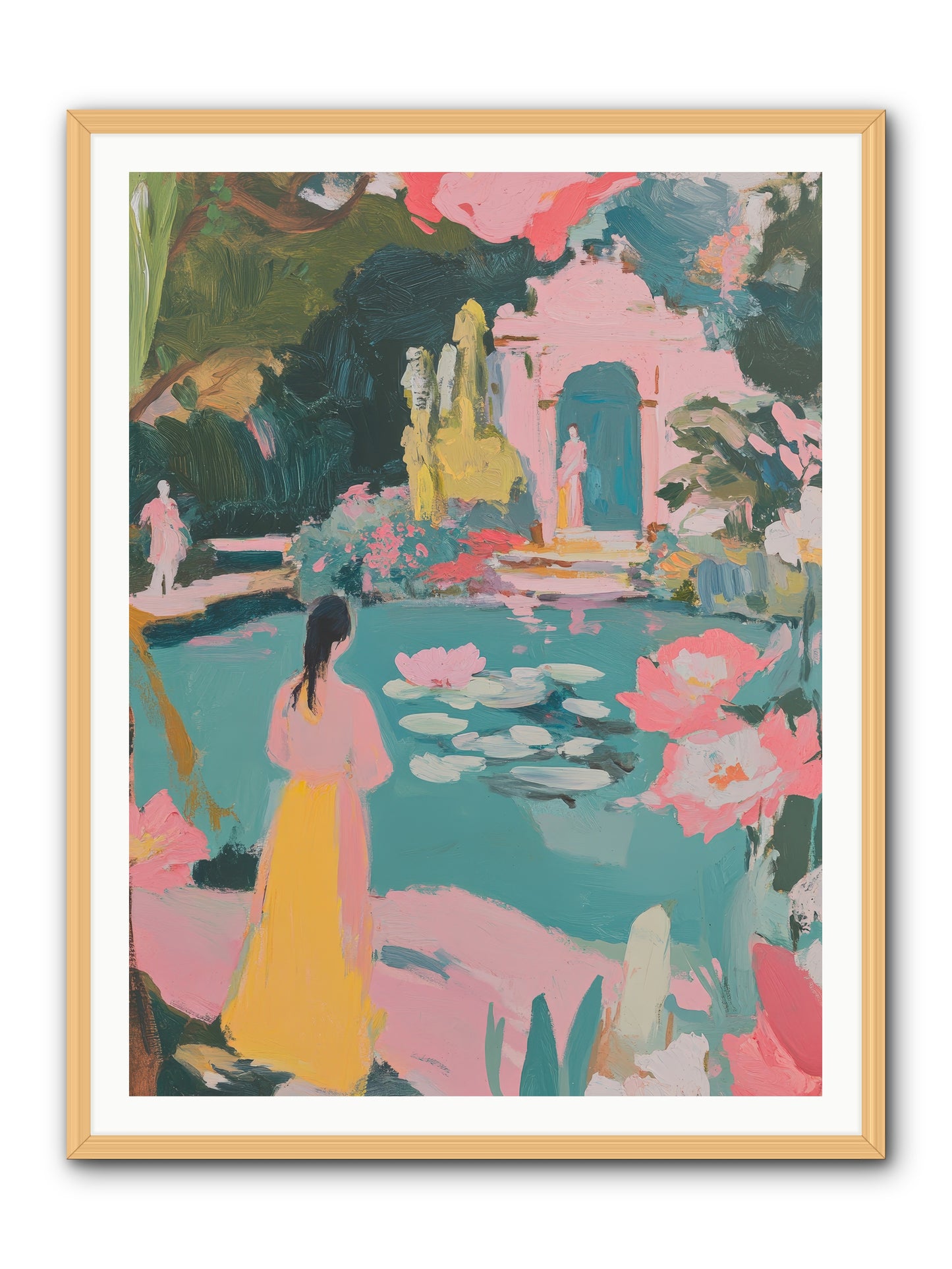 Piquant Sonnet-REZ -- Framed Print - Natural 36x48