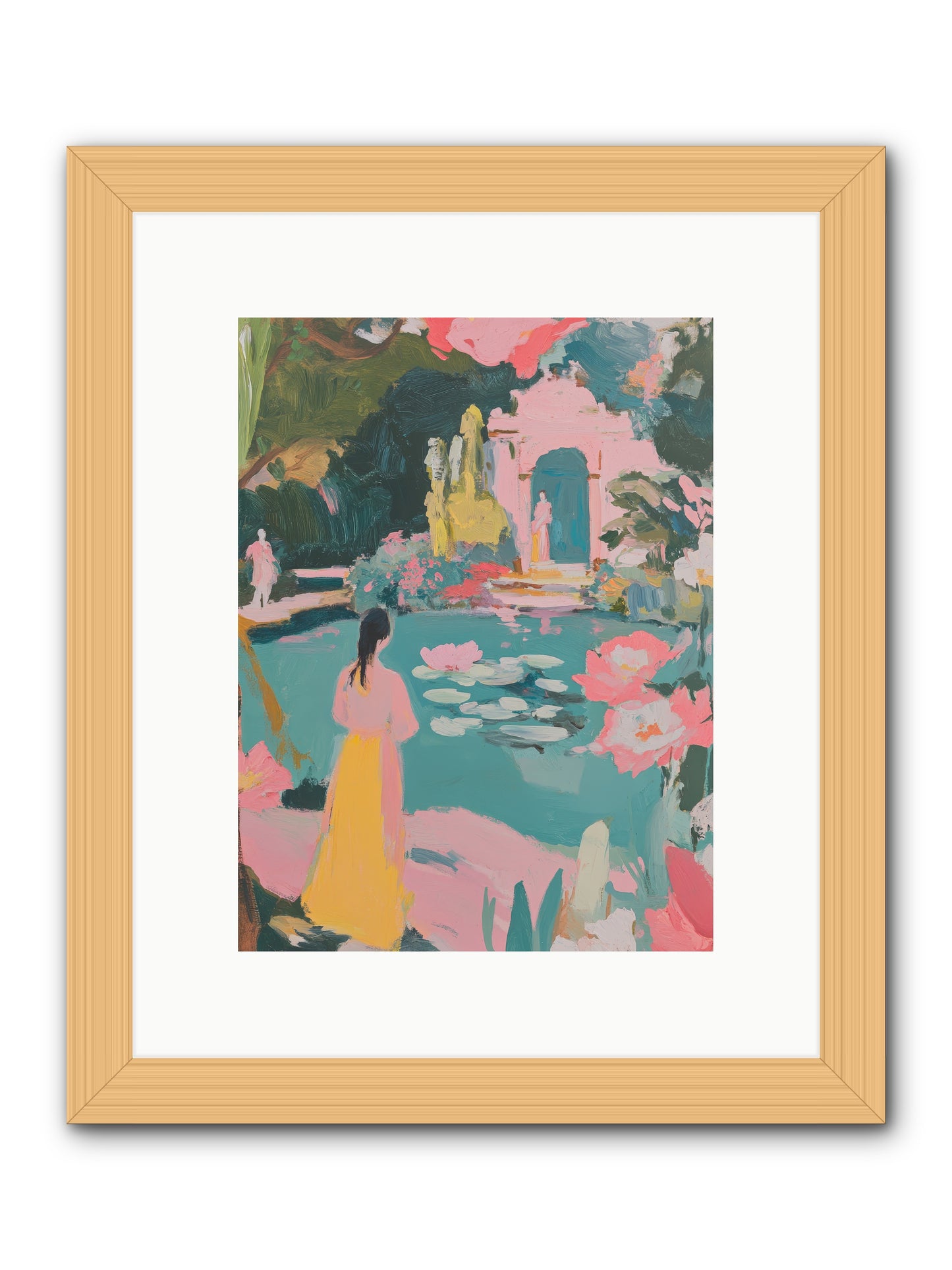 Piquant Sonnet-REZ -- Framed Print - Natural 9x12