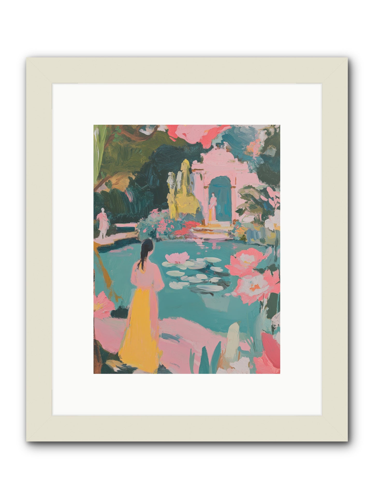 Piquant Sonnet-REZ -- Framed Print - White 9x12
