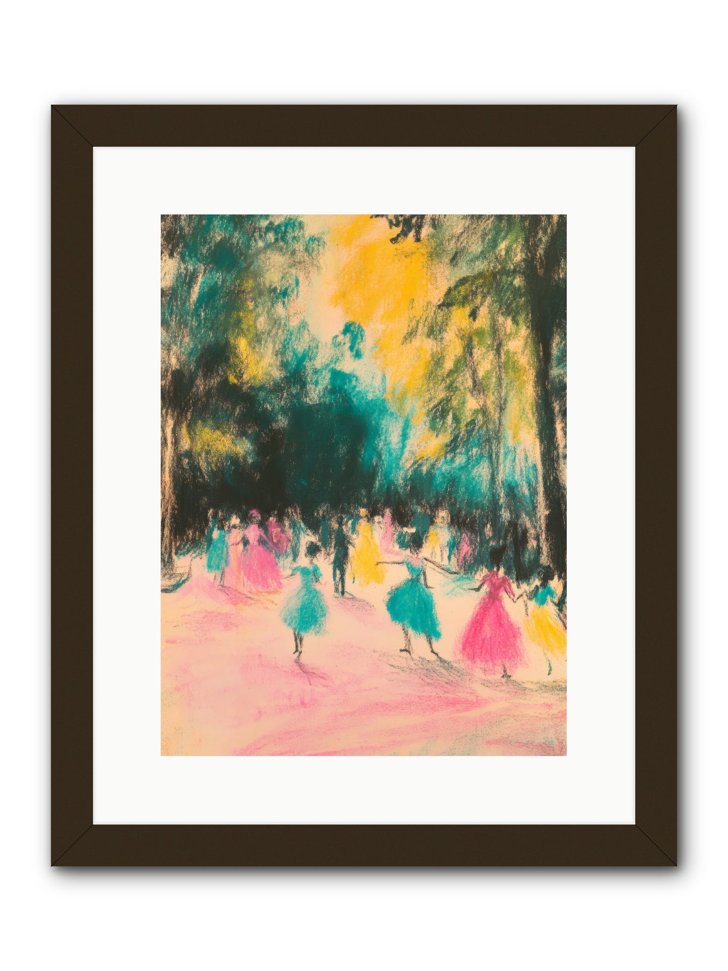 Pirouette's Night Dance -- Framed Print - Black 12x16