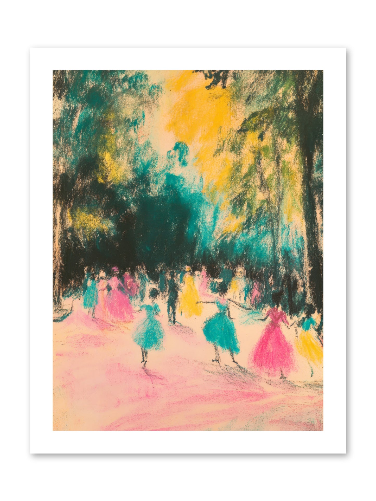 Pirouette's Night Dance -- Paper Print 12x16