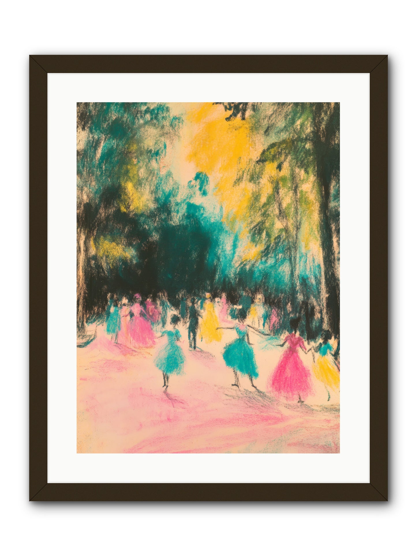 Pirouette's Night Dance -- Framed Print - Black 18x24