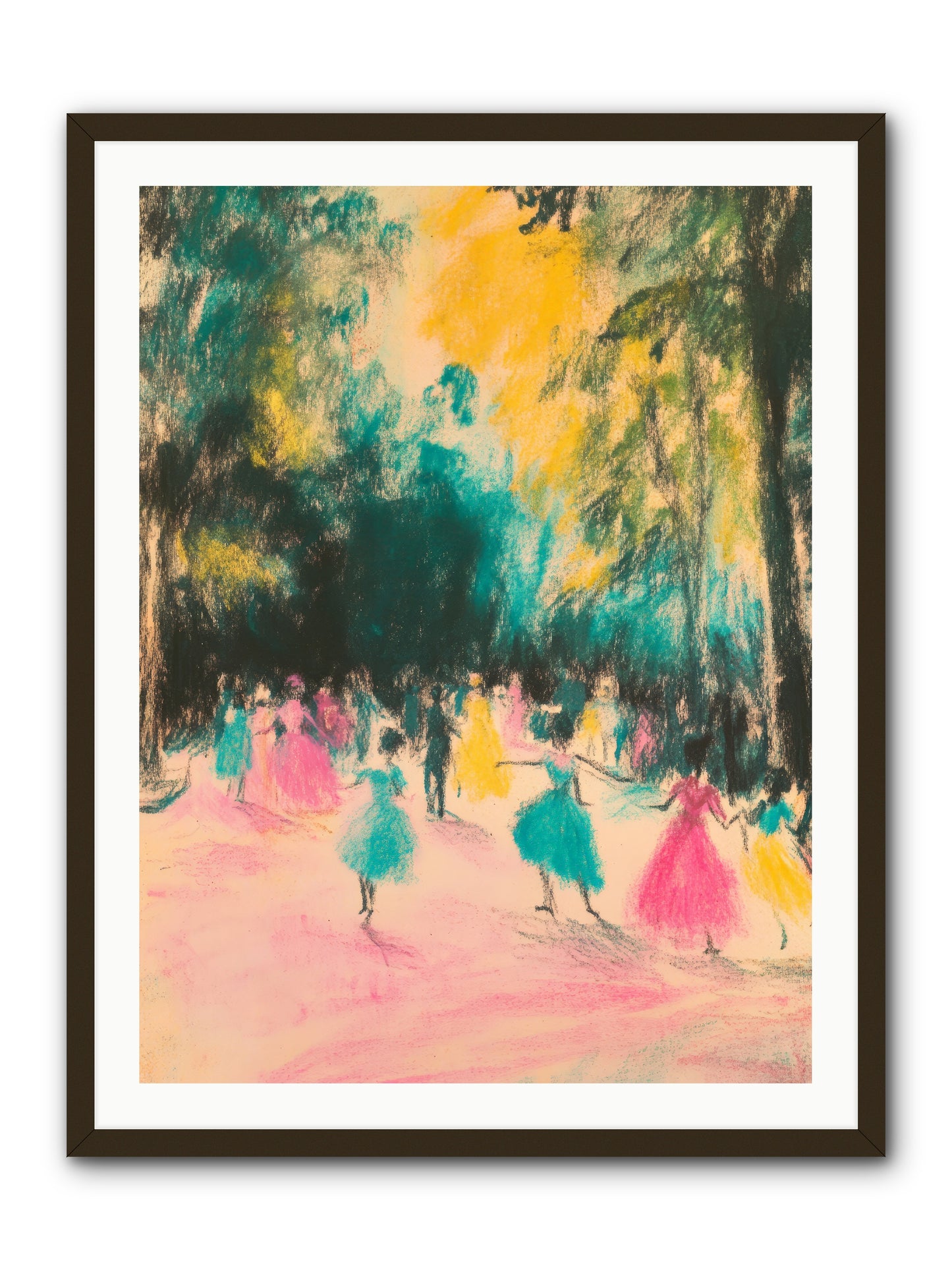 Pirouette's Night Dance -- Framed Print - Black 30x40