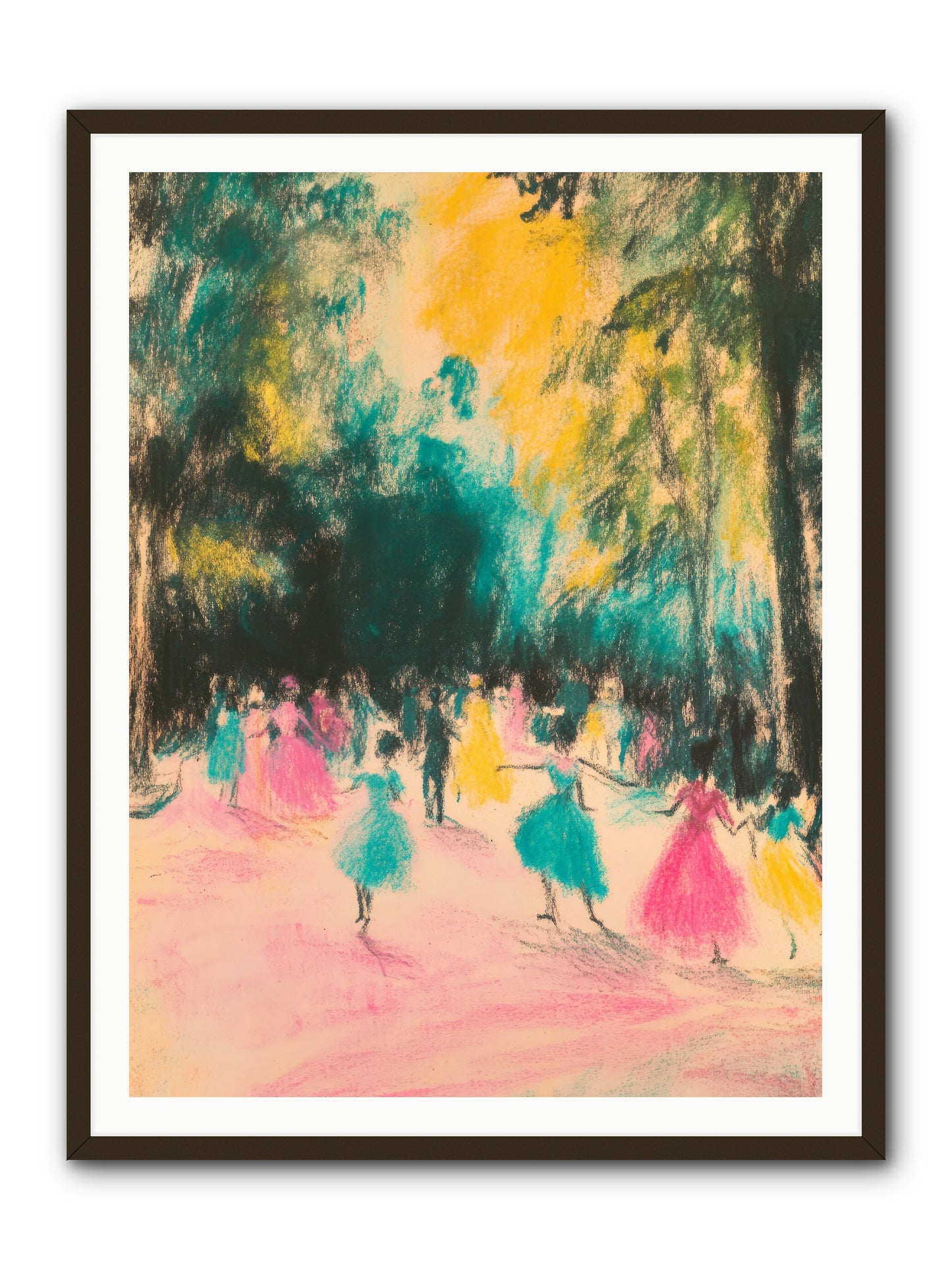 Pirouette's Night Dance -- Framed Print - Black 36x48