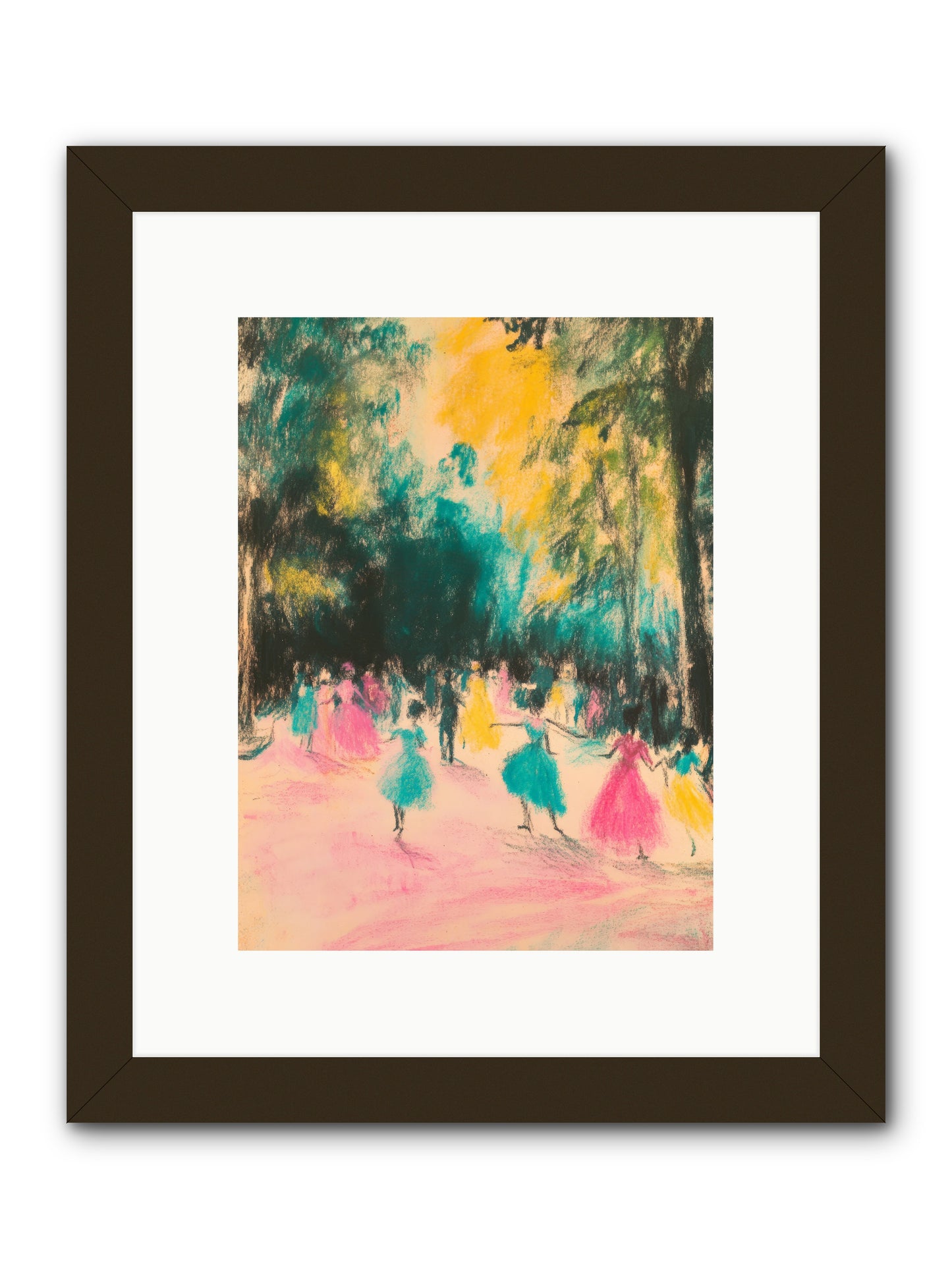 Pirouette's Night Dance -- Framed Print - Black 9x12