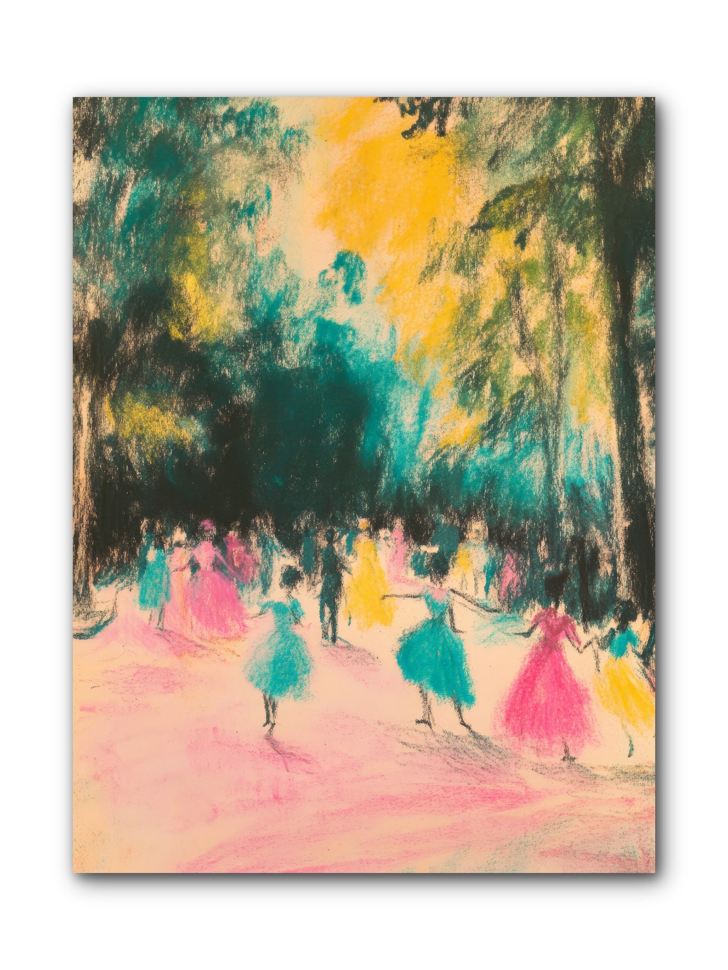 Pirouette's Night Dance -- Wrapped Canvas 9x12