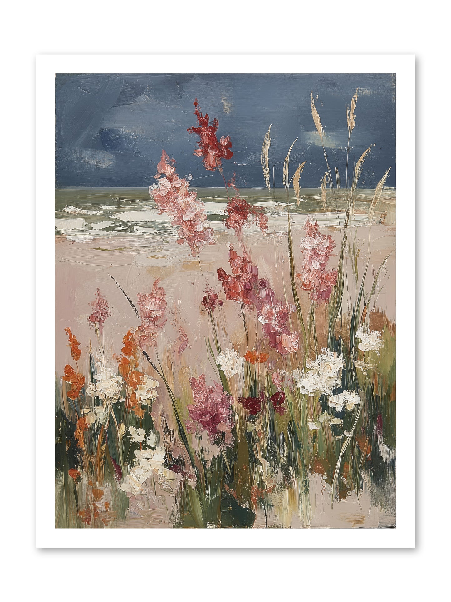 Plains Court the Sea -- Loose Canvas Print 18x24