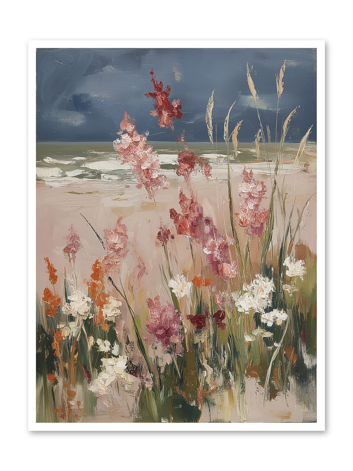 Plains Court the Sea -- Paper Print 36x48
