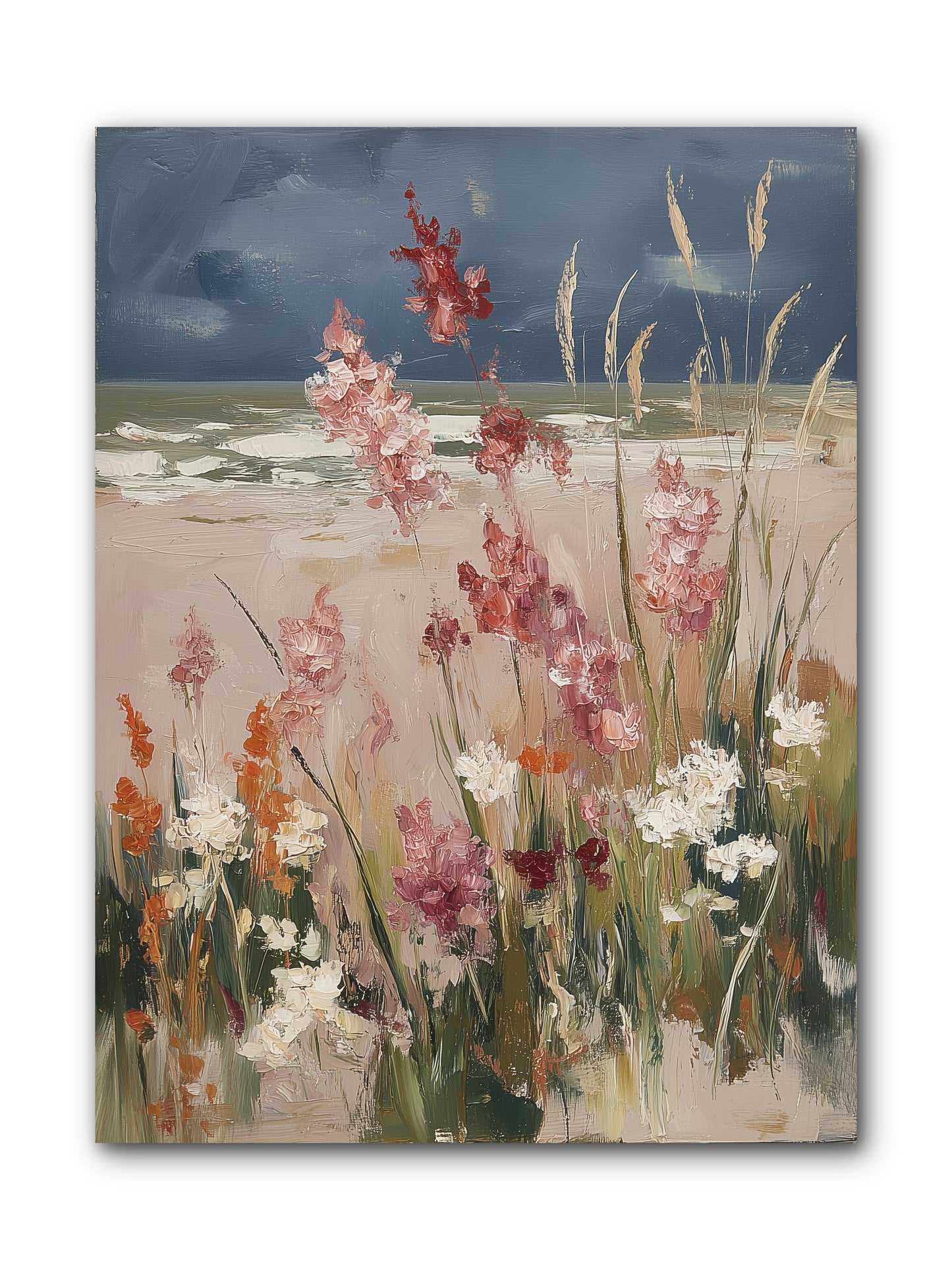 Plains Court the Sea -- Wrapped Canvas 9x12