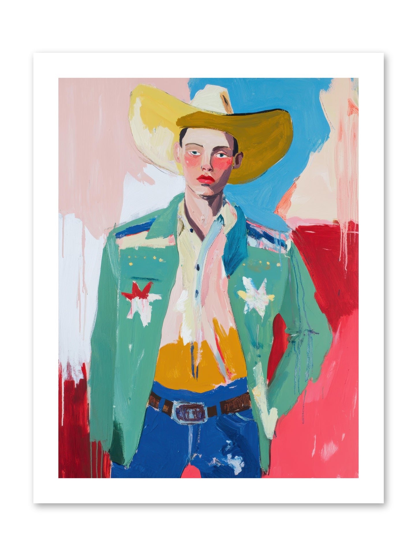 Plains Drifter -- Loose Canvas Print 12x16