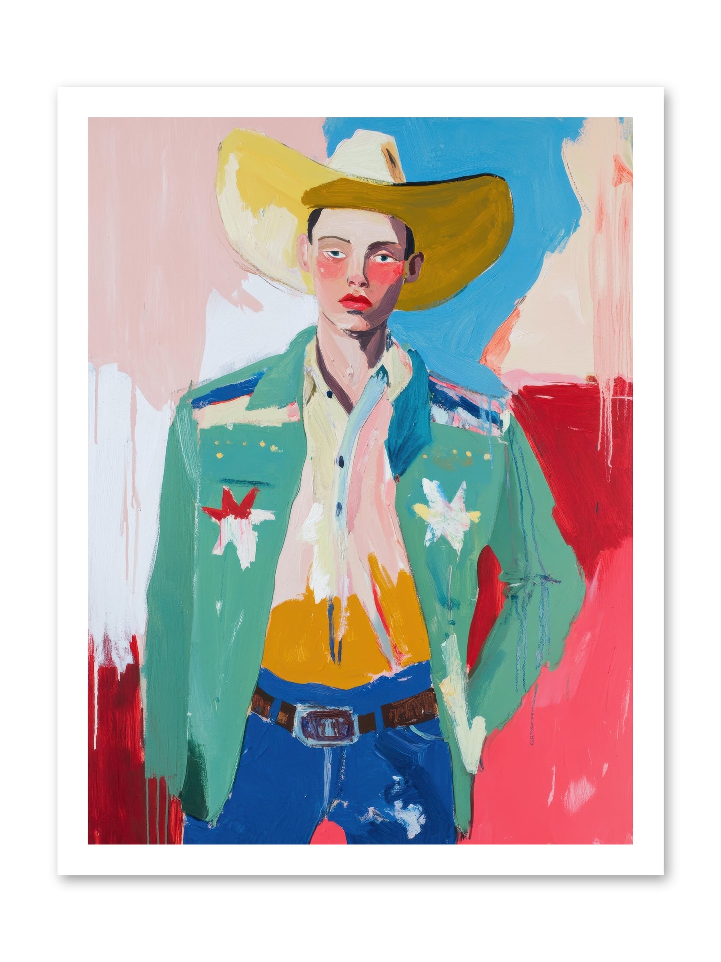 Plains Drifter -- Loose Canvas Print 18x24