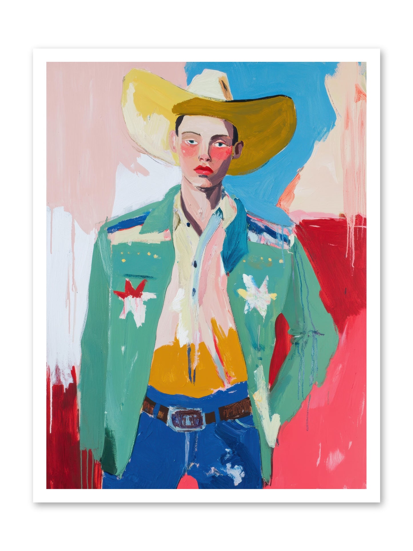Plains Drifter -- Loose Canvas Print 24x32