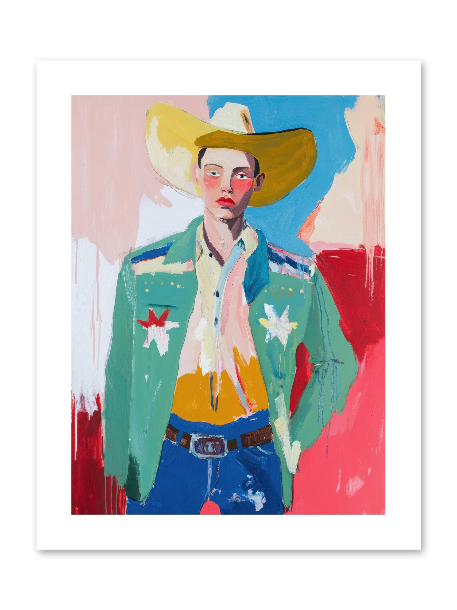 Plains Drifter -- Paper Print 9x12