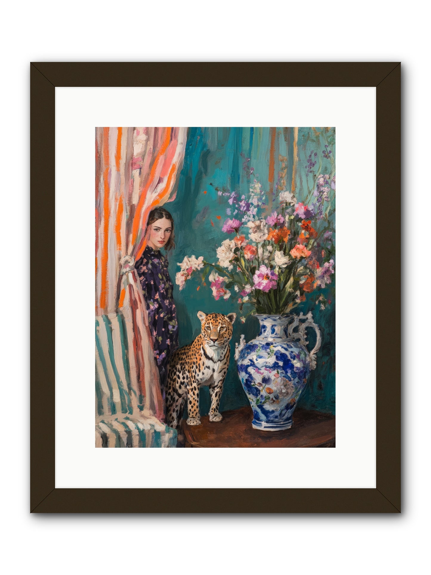 Plays and Charades -- Framed Print - Black 12x16