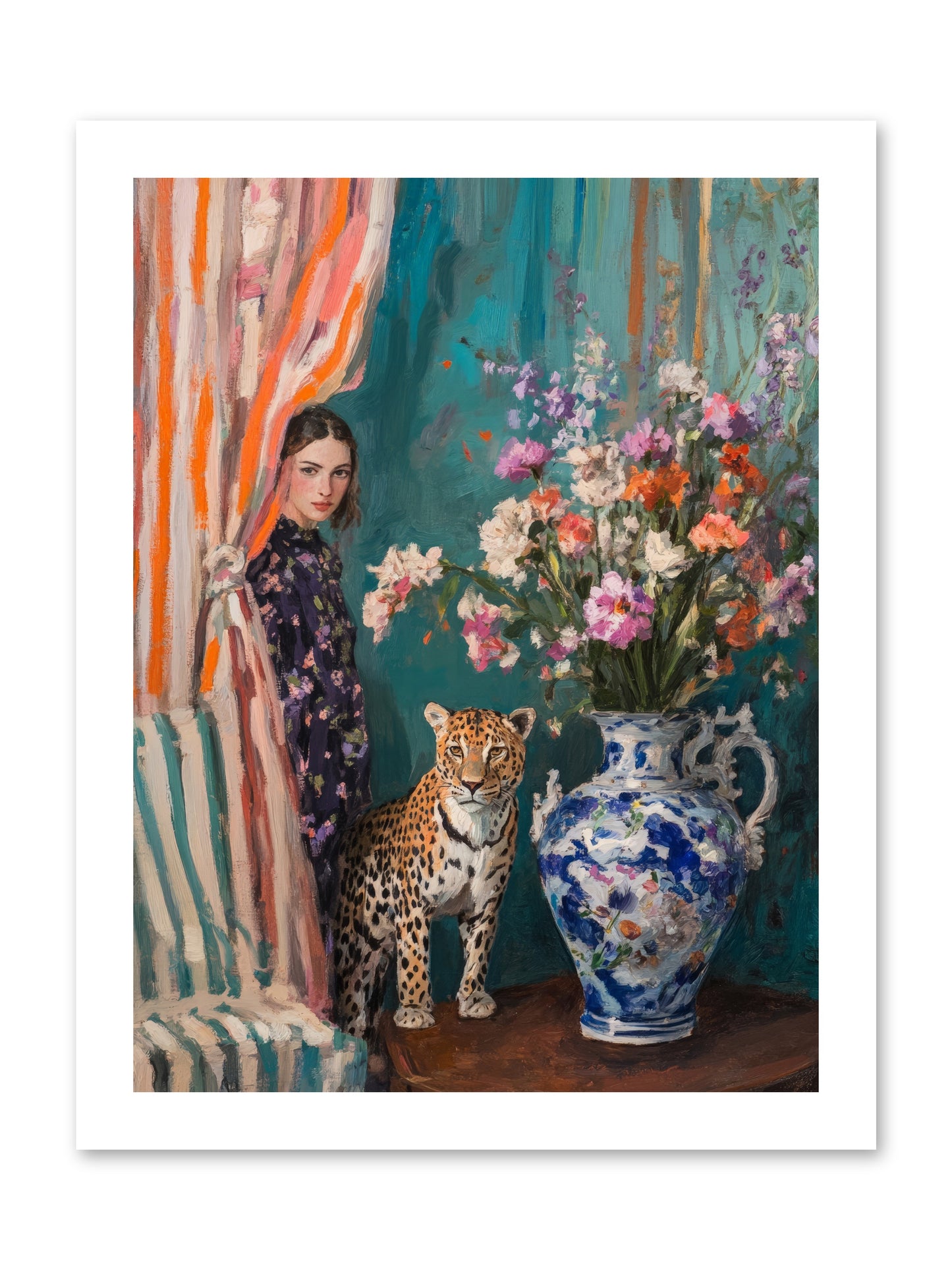 Plays and Charades -- Loose Canvas Print 12x16