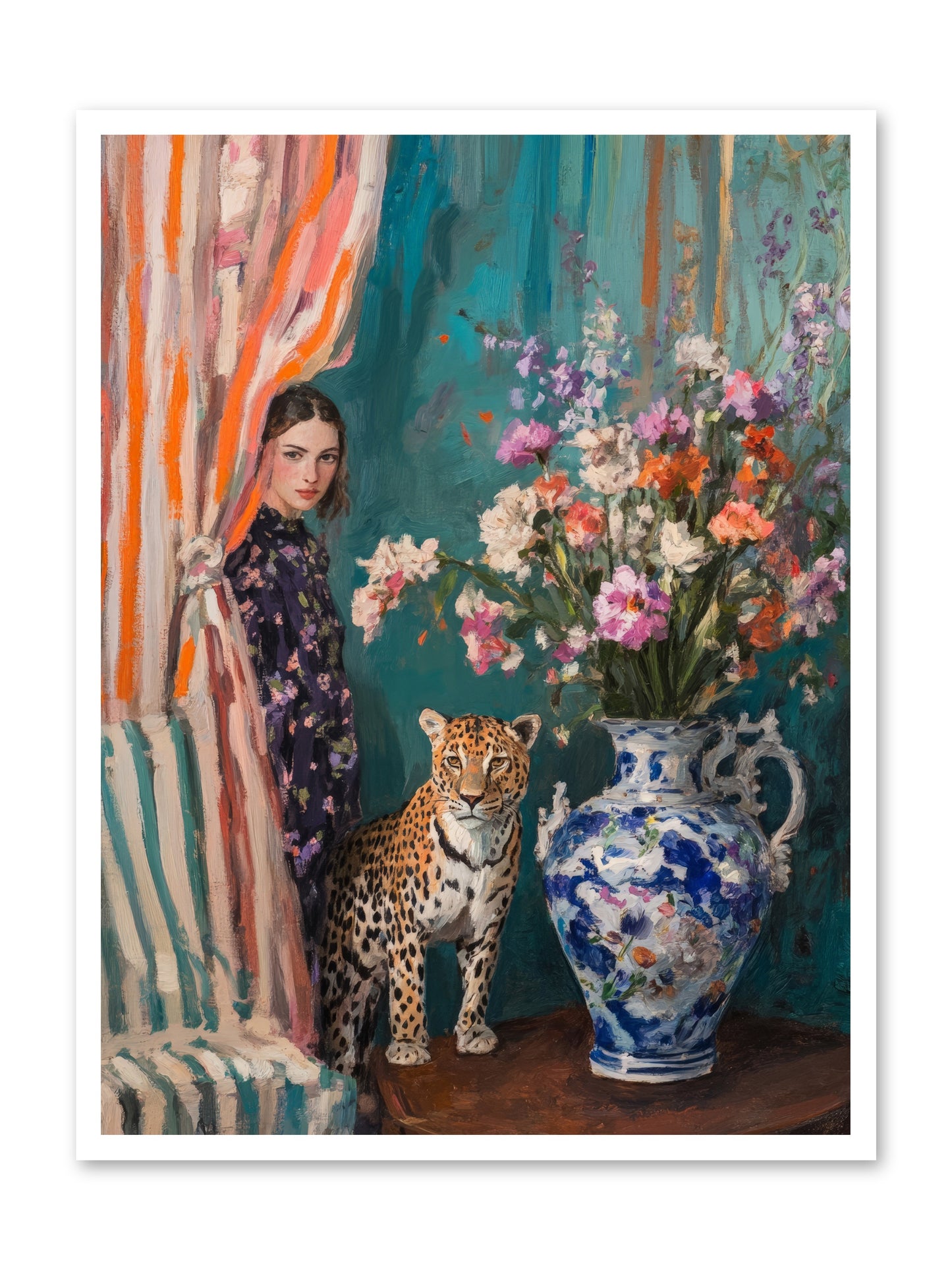 Plays and Charades -- Loose Canvas Print 30x40