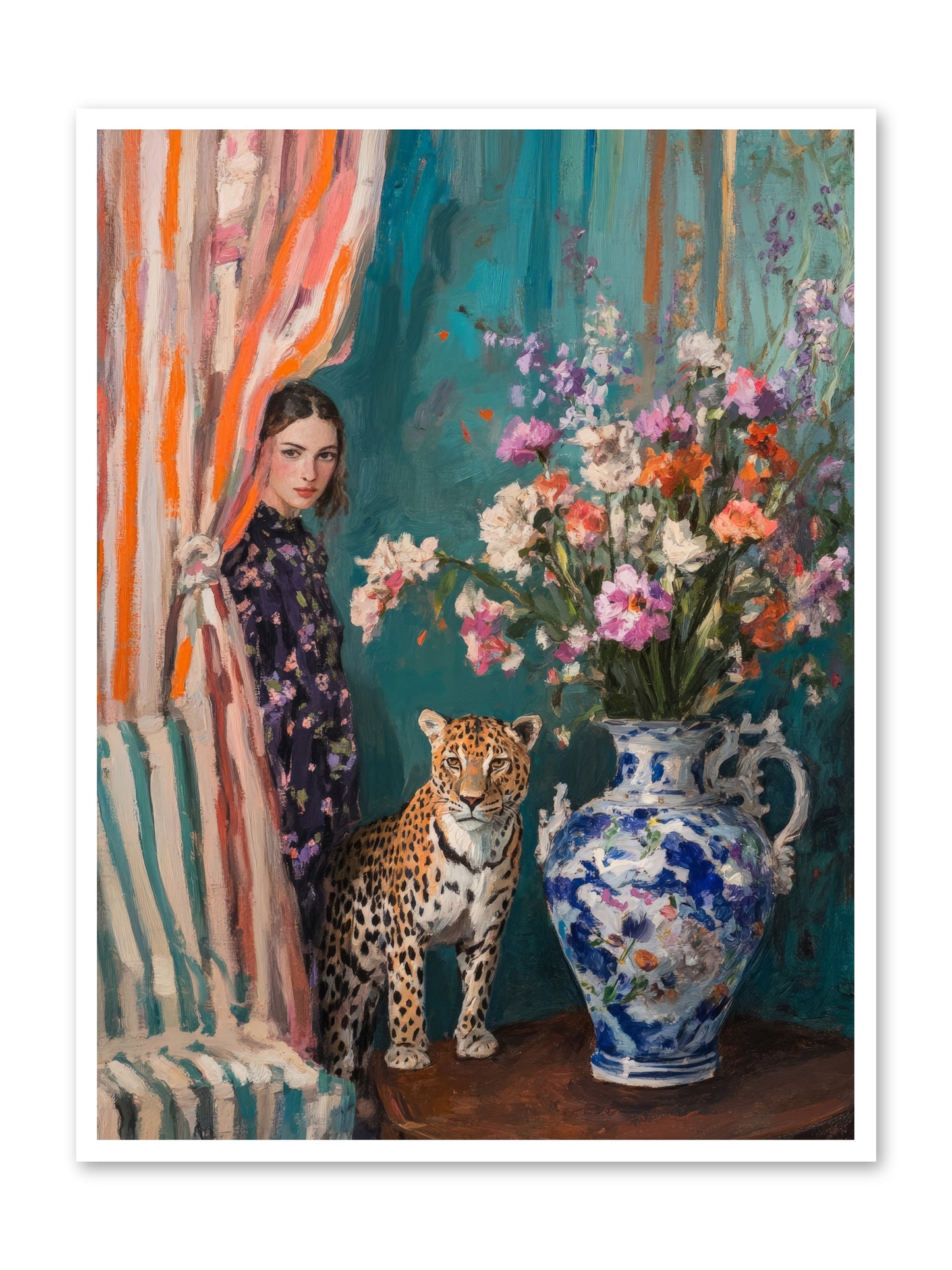 Plays and Charades -- Loose Canvas Print 36x48