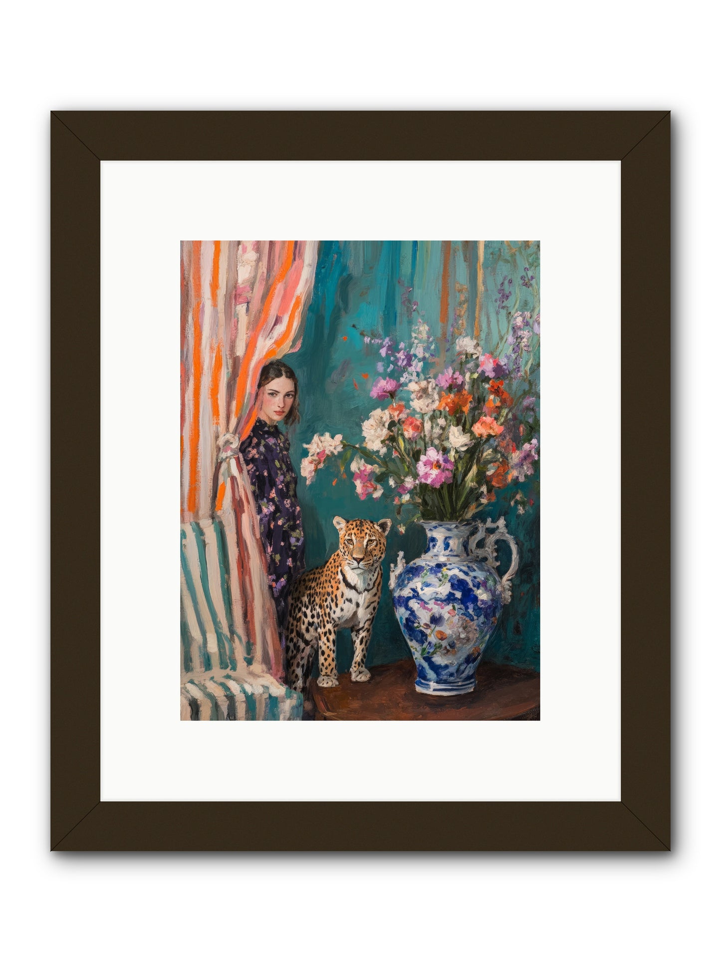 Plays and Charades -- Framed Print - Black 9x12