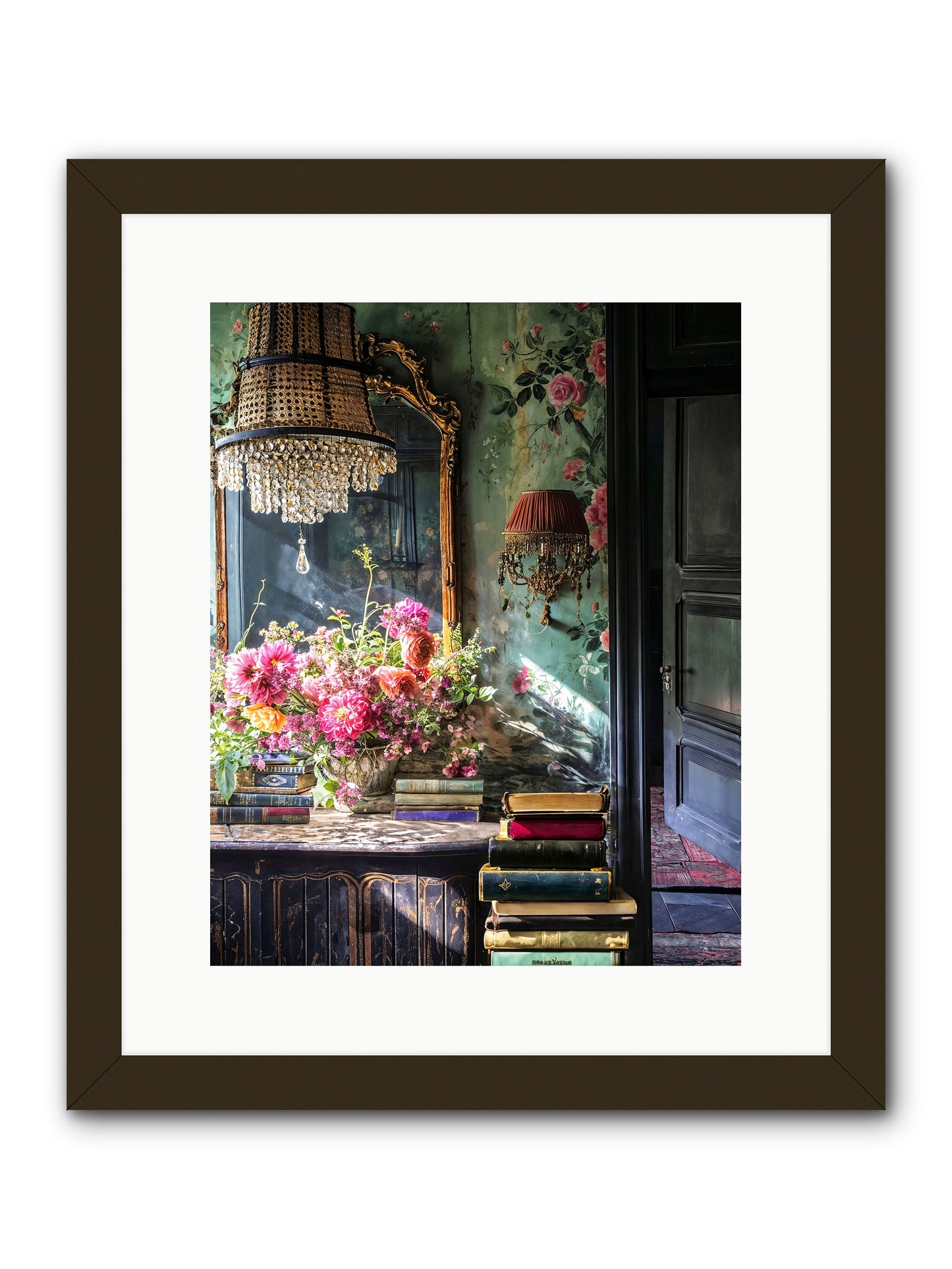 Pleasantly Surprised -- Framed Print - Black 12x15