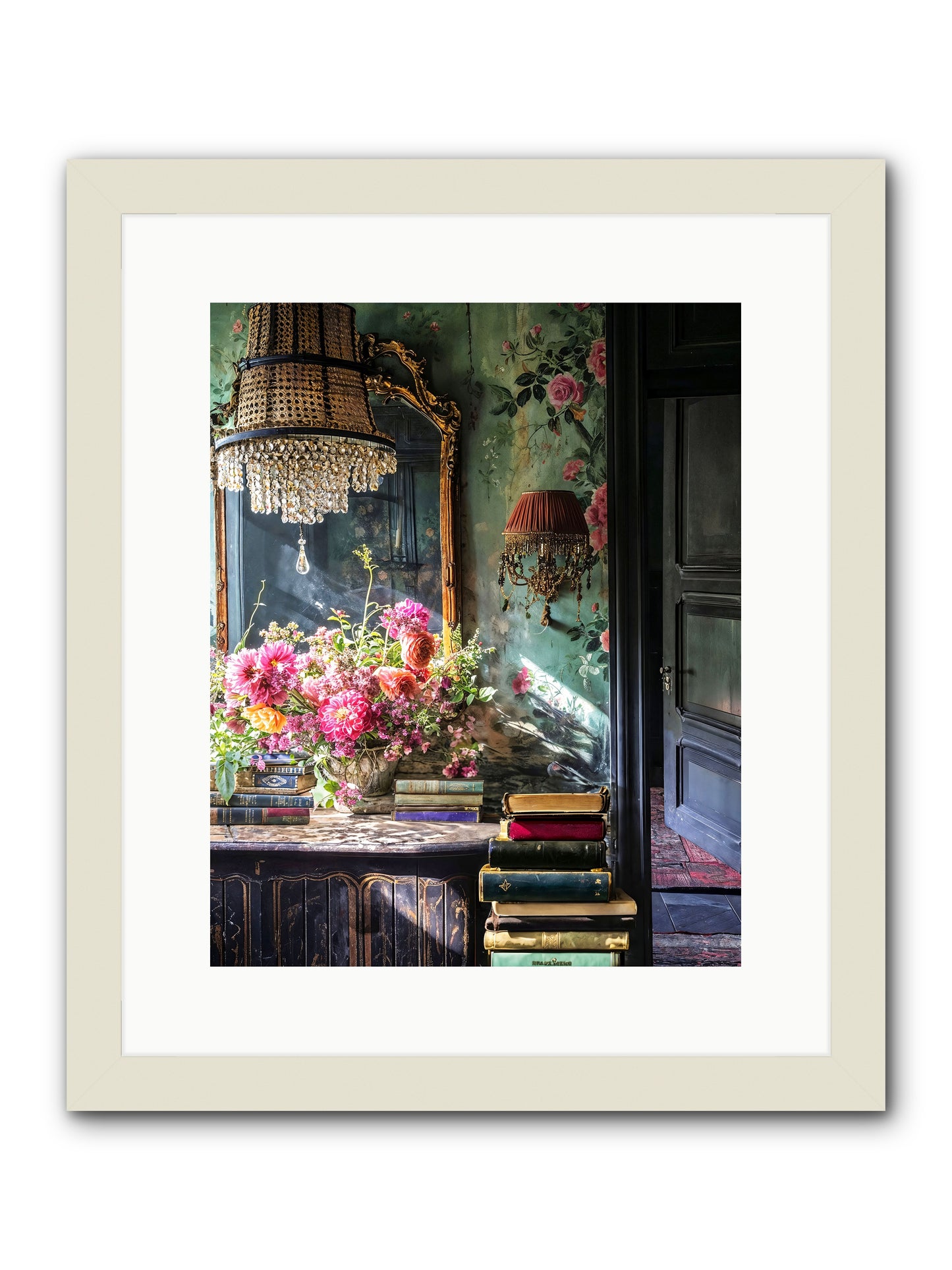 Pleasantly Surprised -- Framed Print - White 12x15