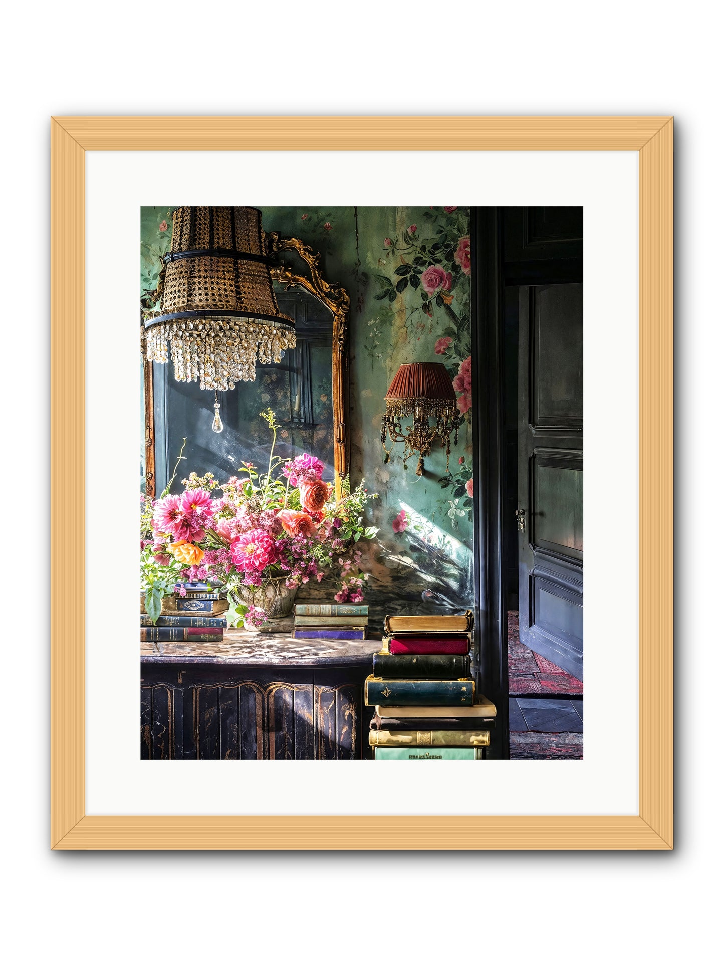 Pleasantly Surprised -- Framed Print - Natural 16x20