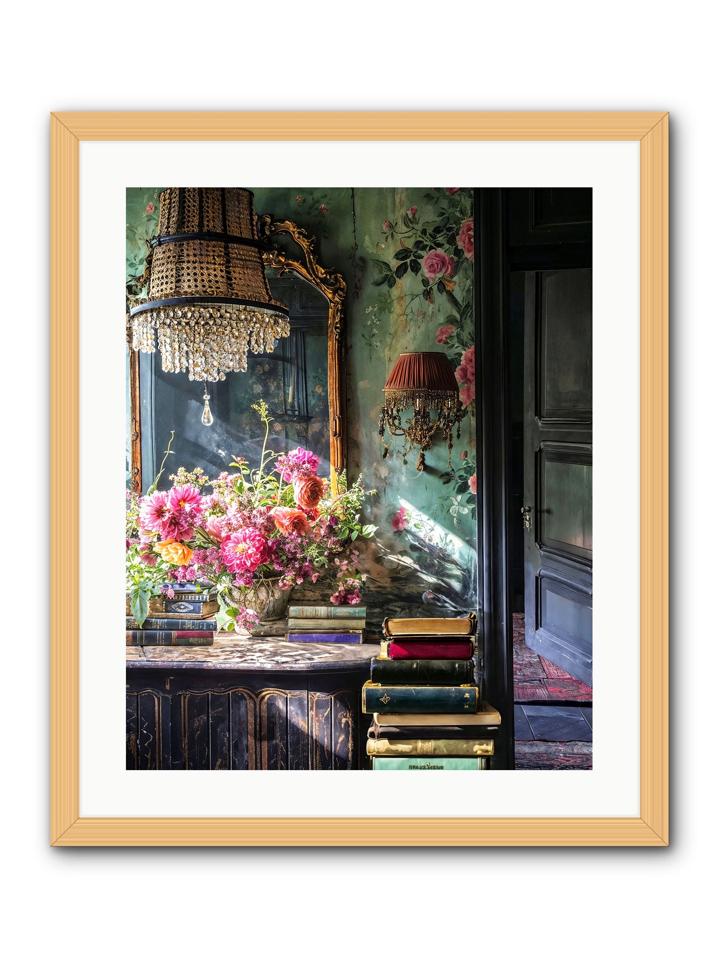 Pleasantly Surprised -- Framed Print - Natural 20x25