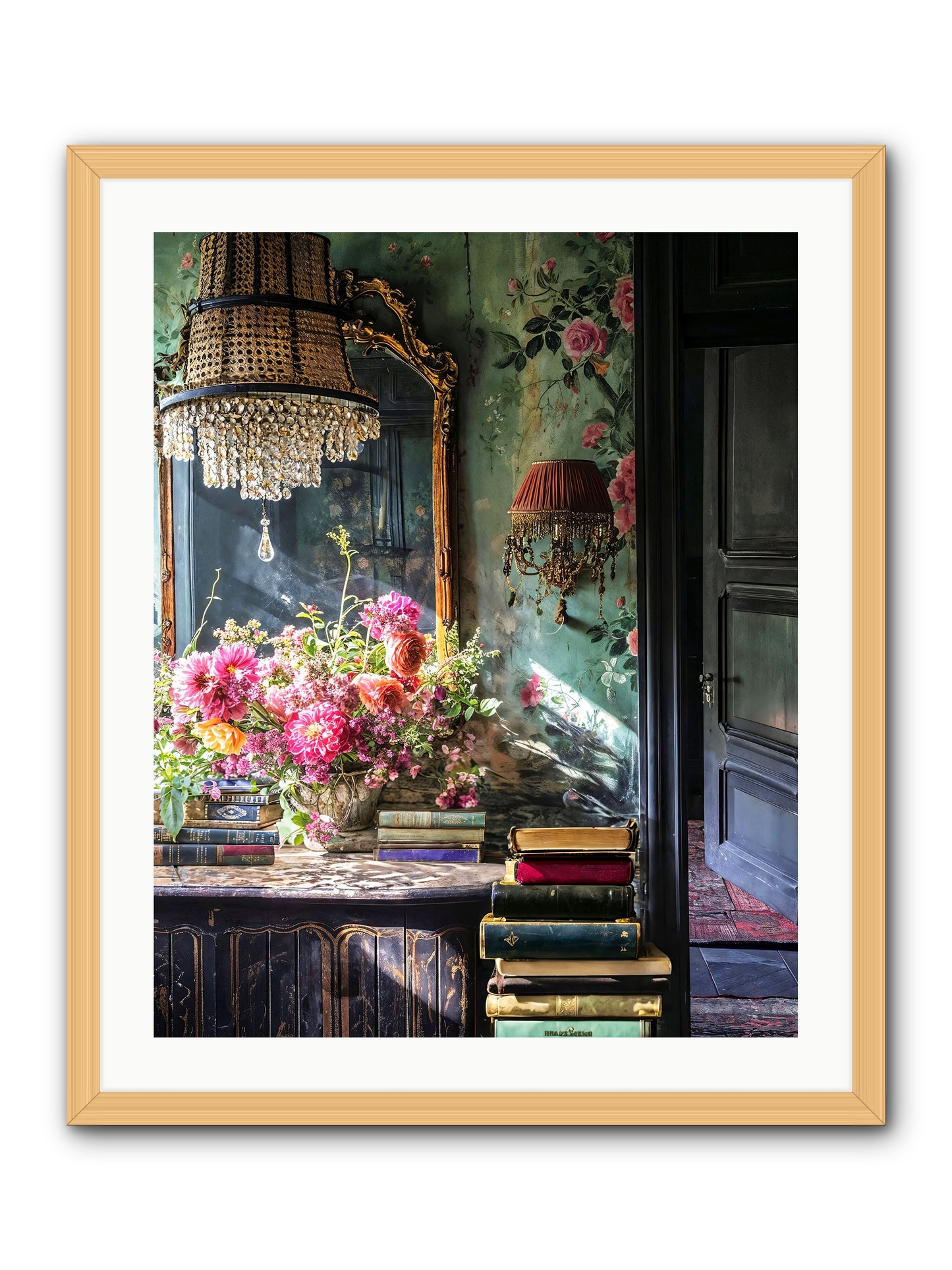 Pleasantly Surprised -- Framed Print - Natural 24x30