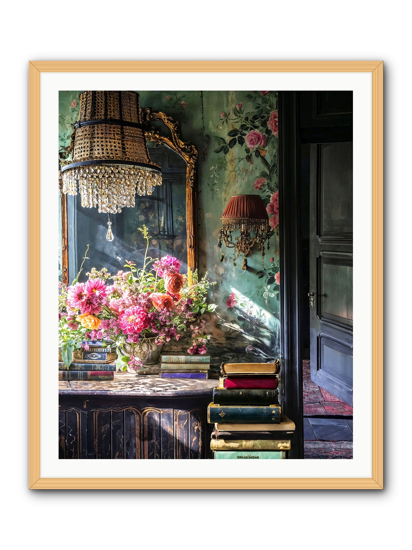 Pleasantly Surprised -- Framed Print - Natural 32x40