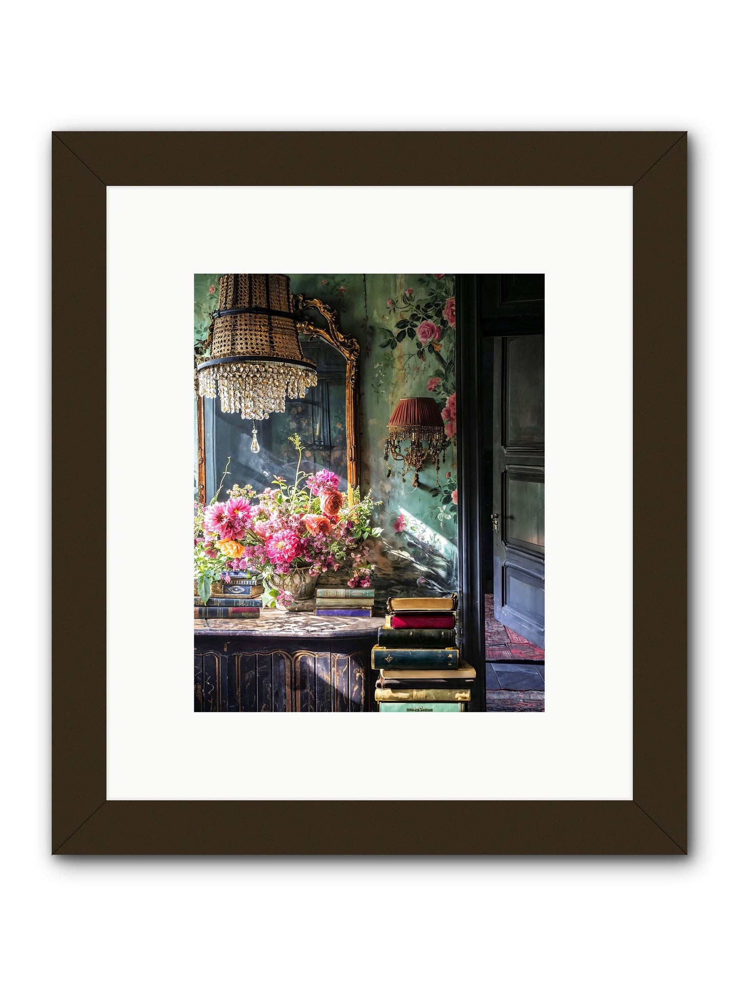 Pleasantly Surprised -- Framed Print - Black 8x10