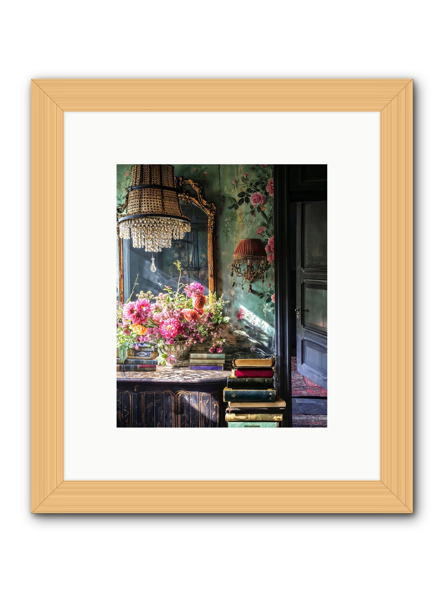 Pleasantly Surprised -- Framed Print - Natural 8x10