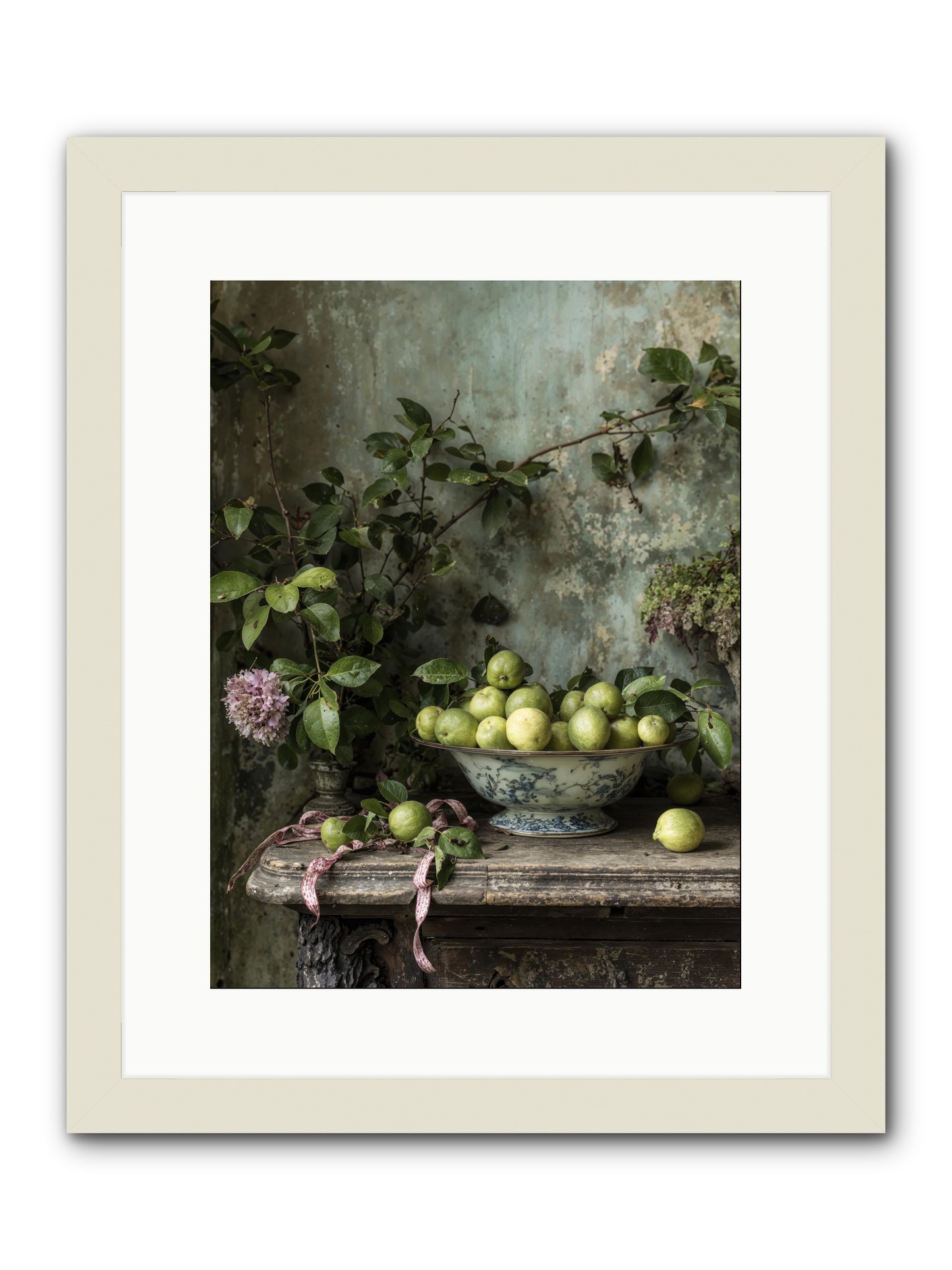 Plein Air -- Framed Print - White 12x16